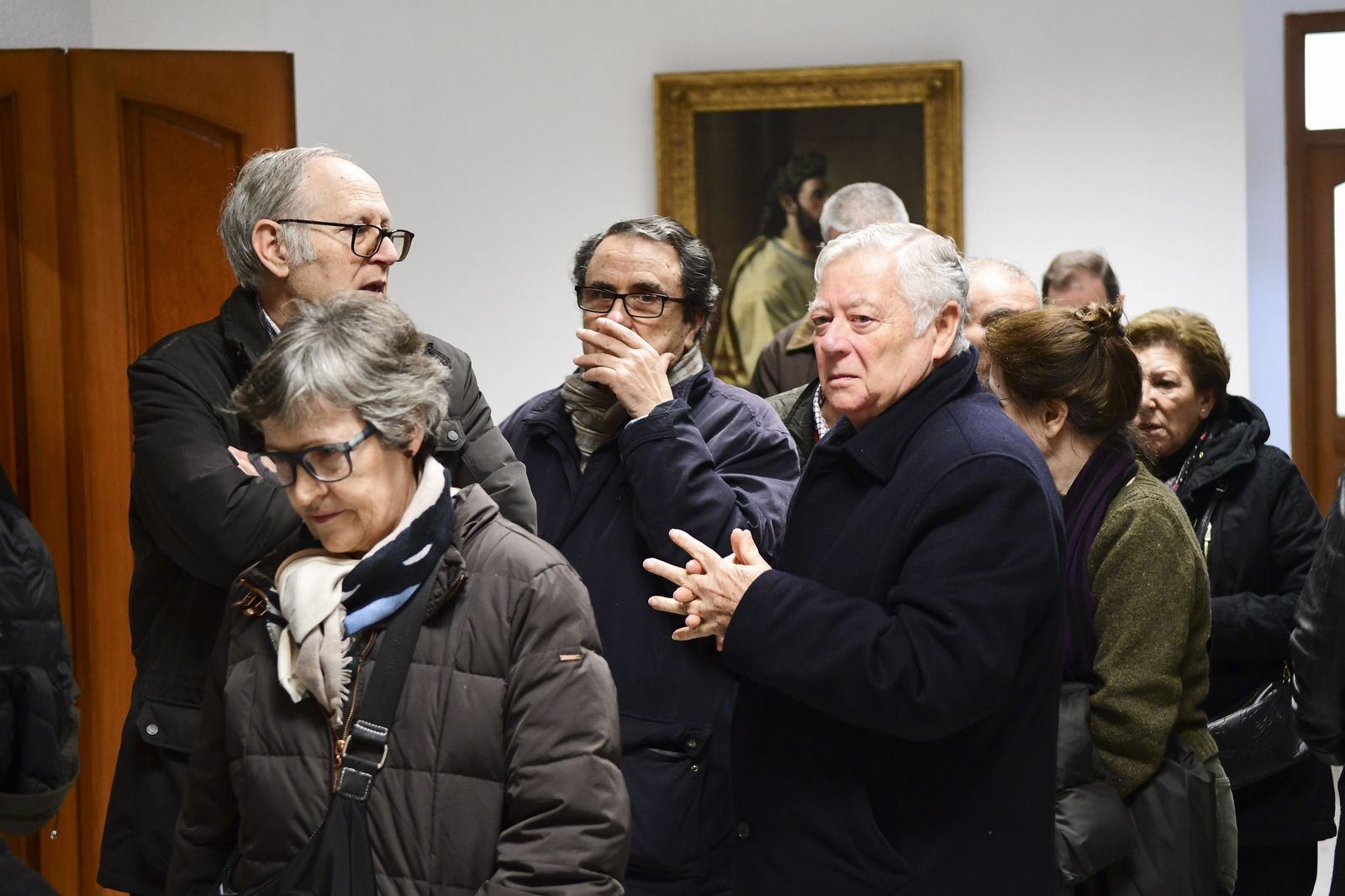 Las imágenes de la capilla ardiente de Pablo García Baena
