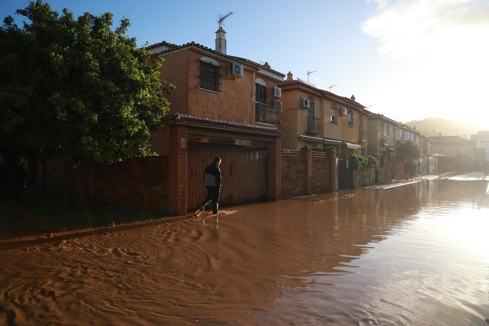 El ditrito malagueño de Campillos tras las lluvias de la borrasca 'Laurence', en imágenes