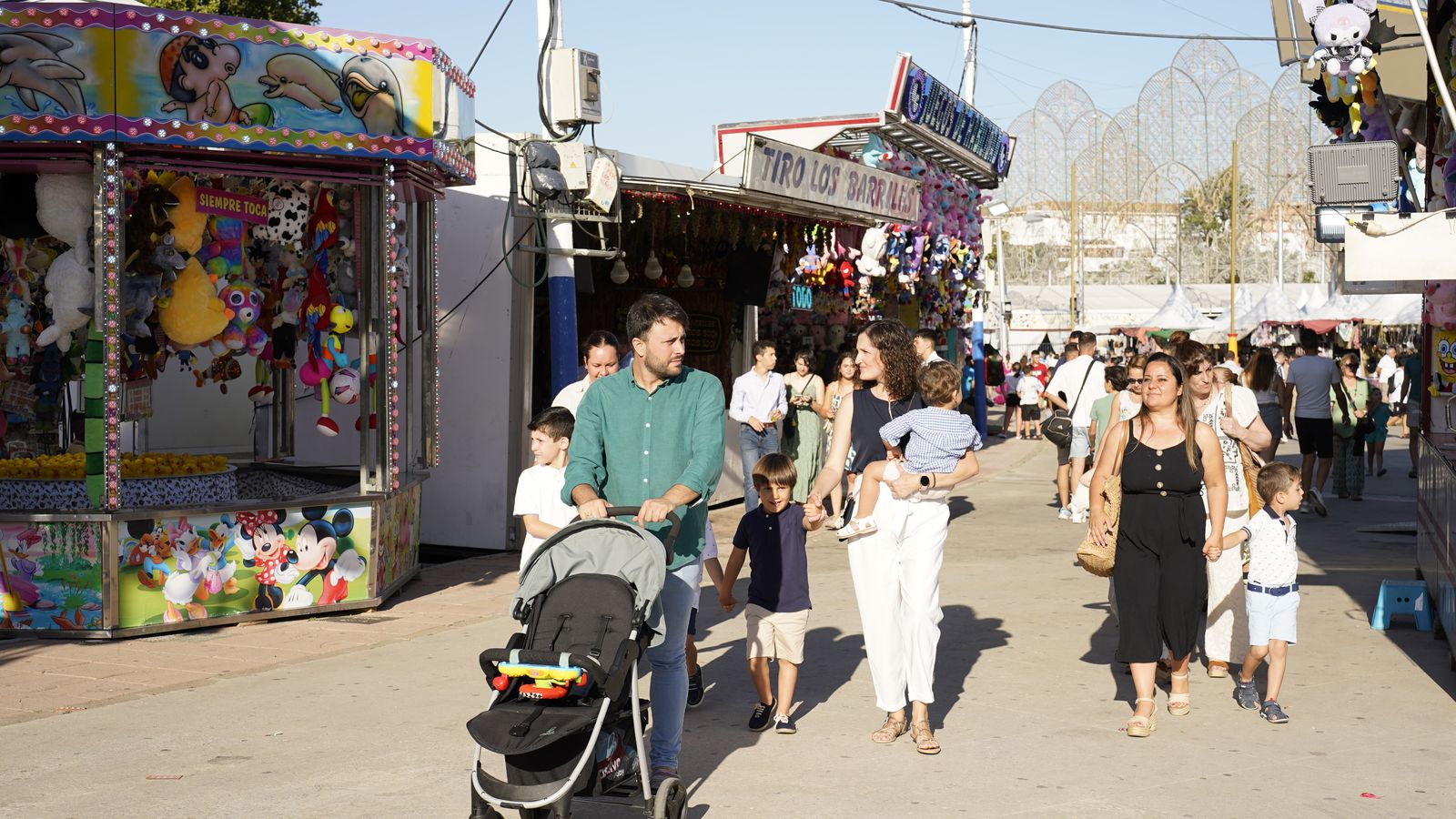 Fotos del día con descuento en las atracciones de la Feria de Algeciras