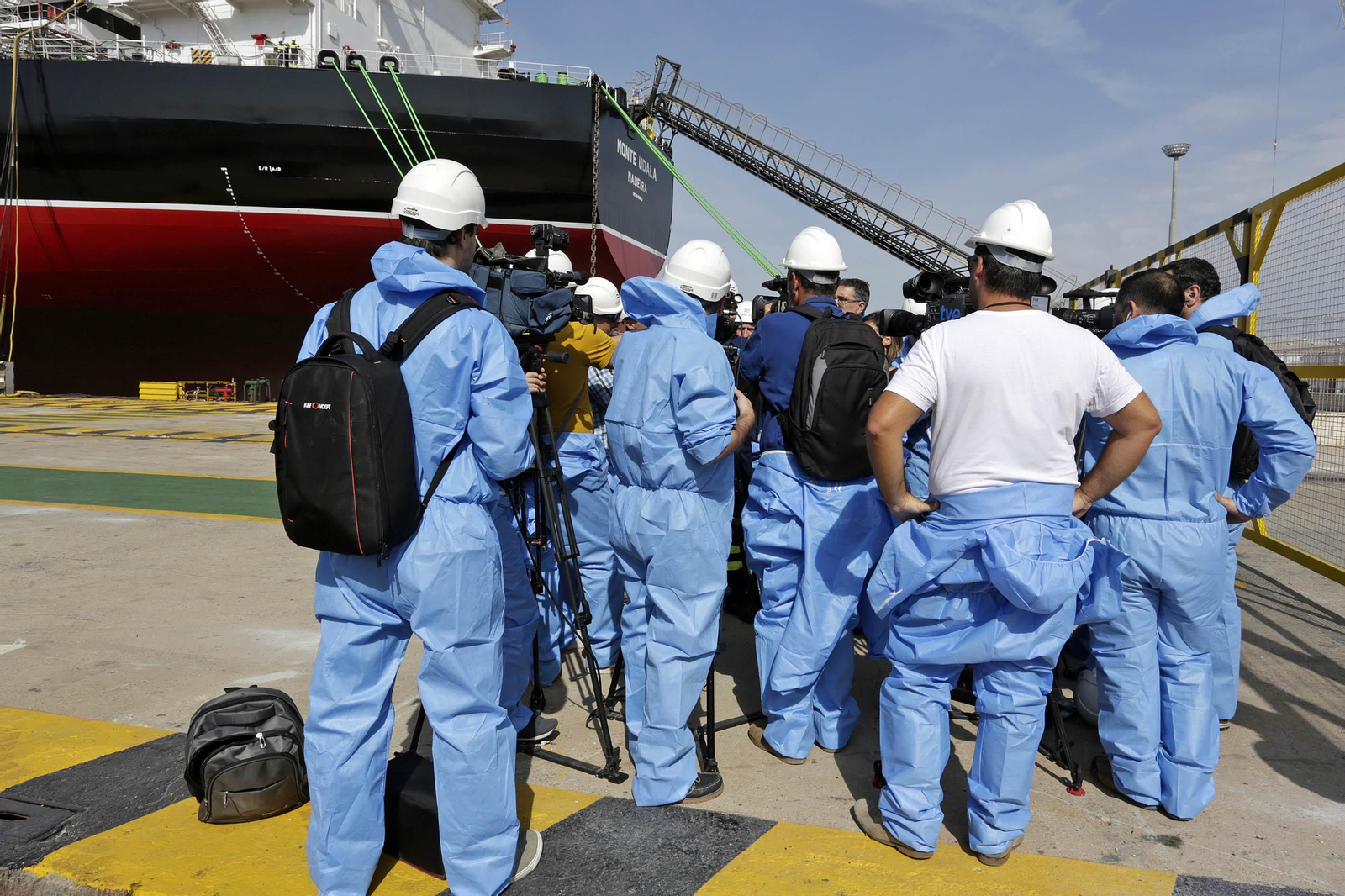 A flote el petrolero 'Monte Udala' en Navantia Puerto Real