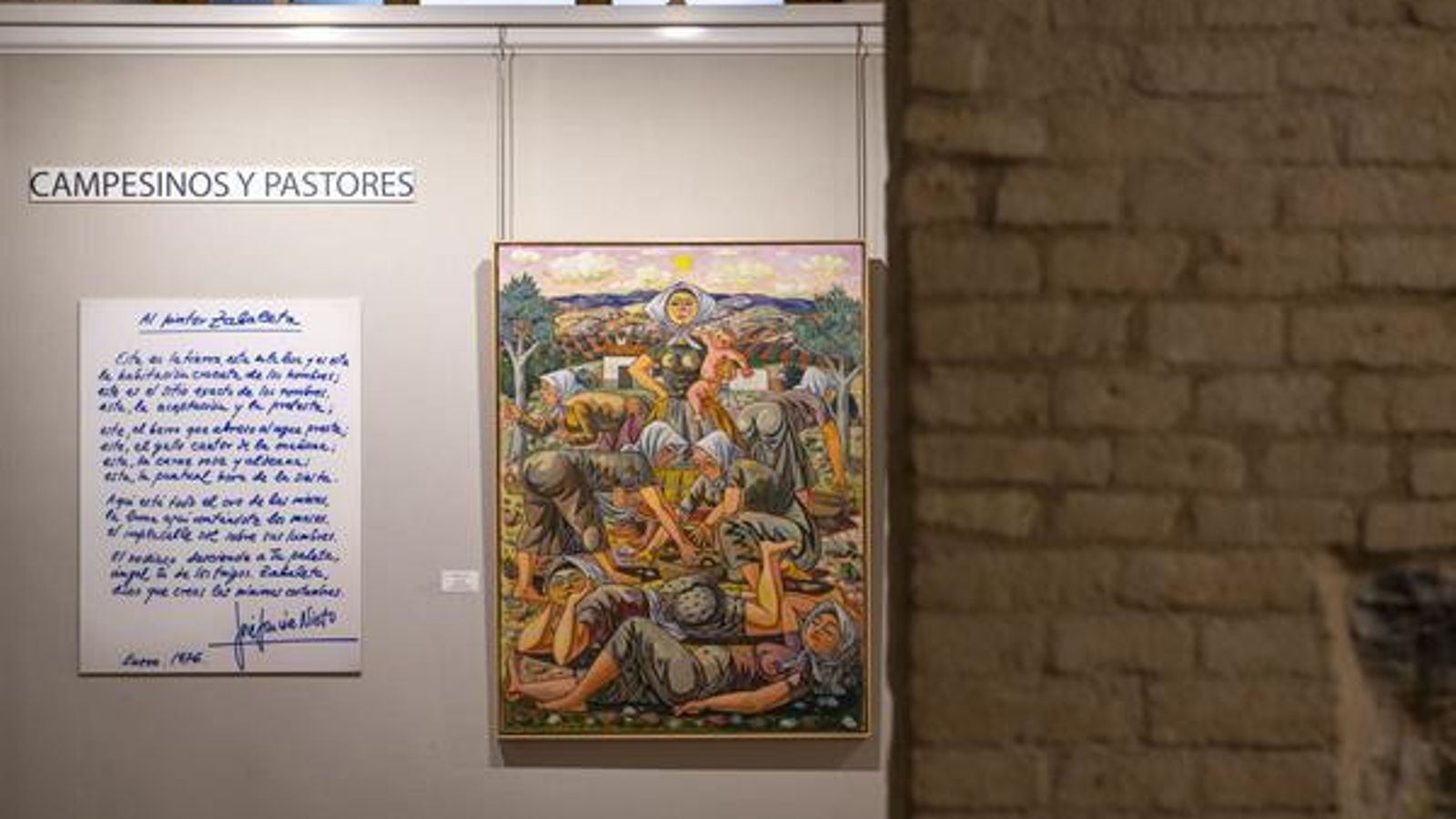 Campesinos y pintores, de Rafael Zabaleta.