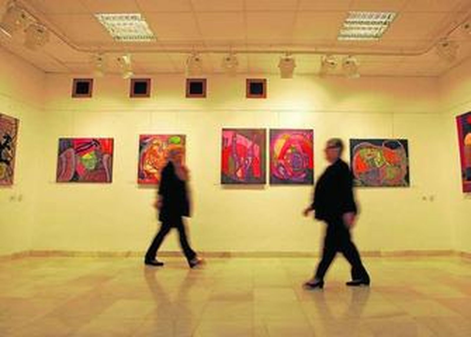 "Concibo los cuadros con los ojos cerrados, como si estuviera bailando"