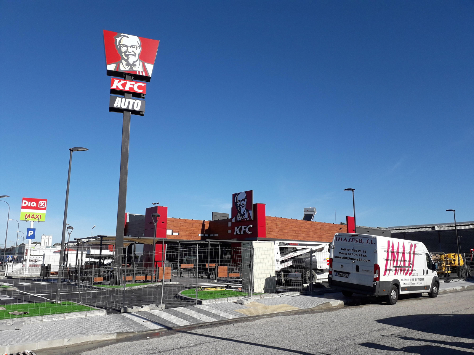 El restaurante KFC, que abrirá sus puertas el próximo fin de semana.