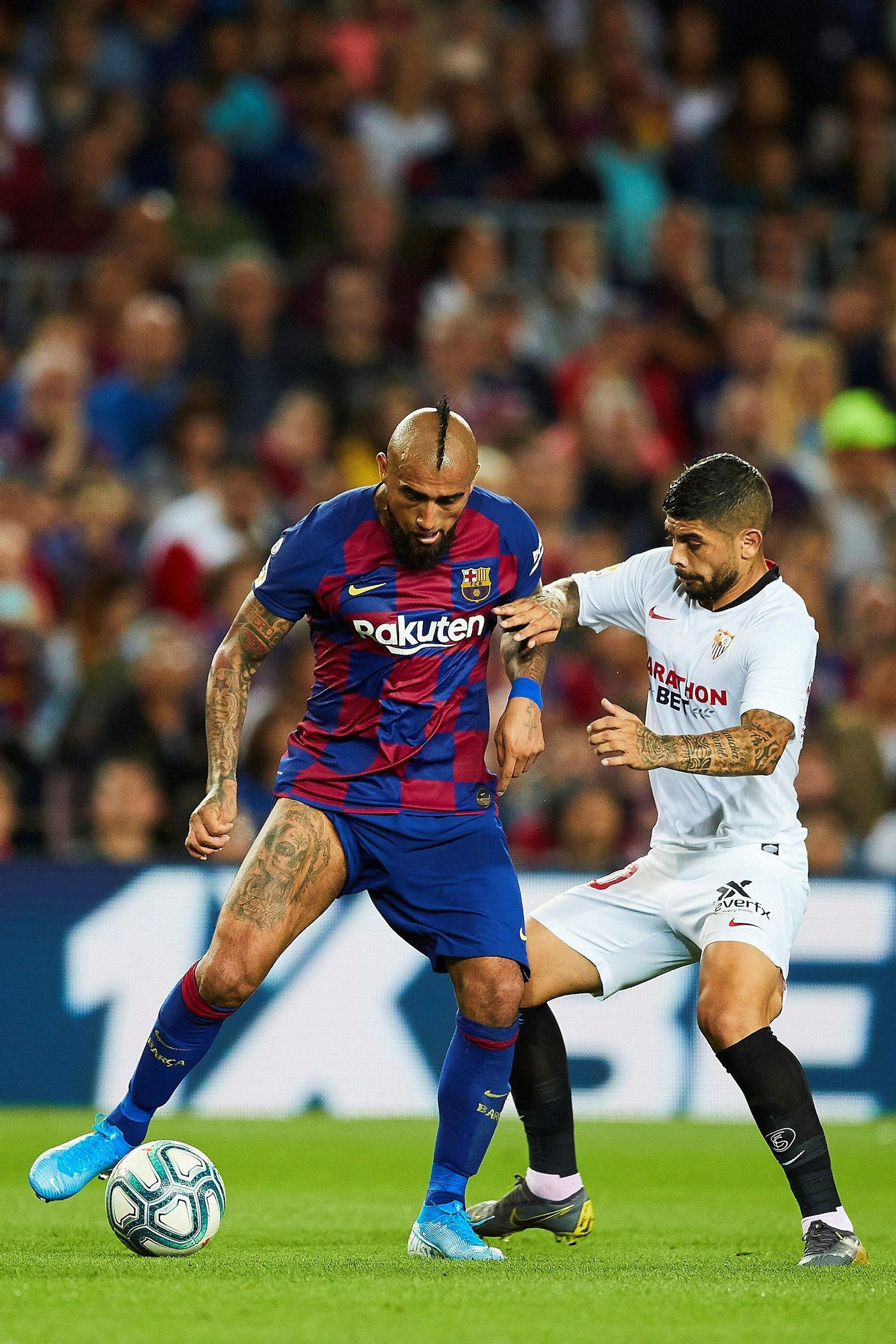 Las imágenes del Barcelona-Sevilla Las imágenes del Barcelona-Sevilla