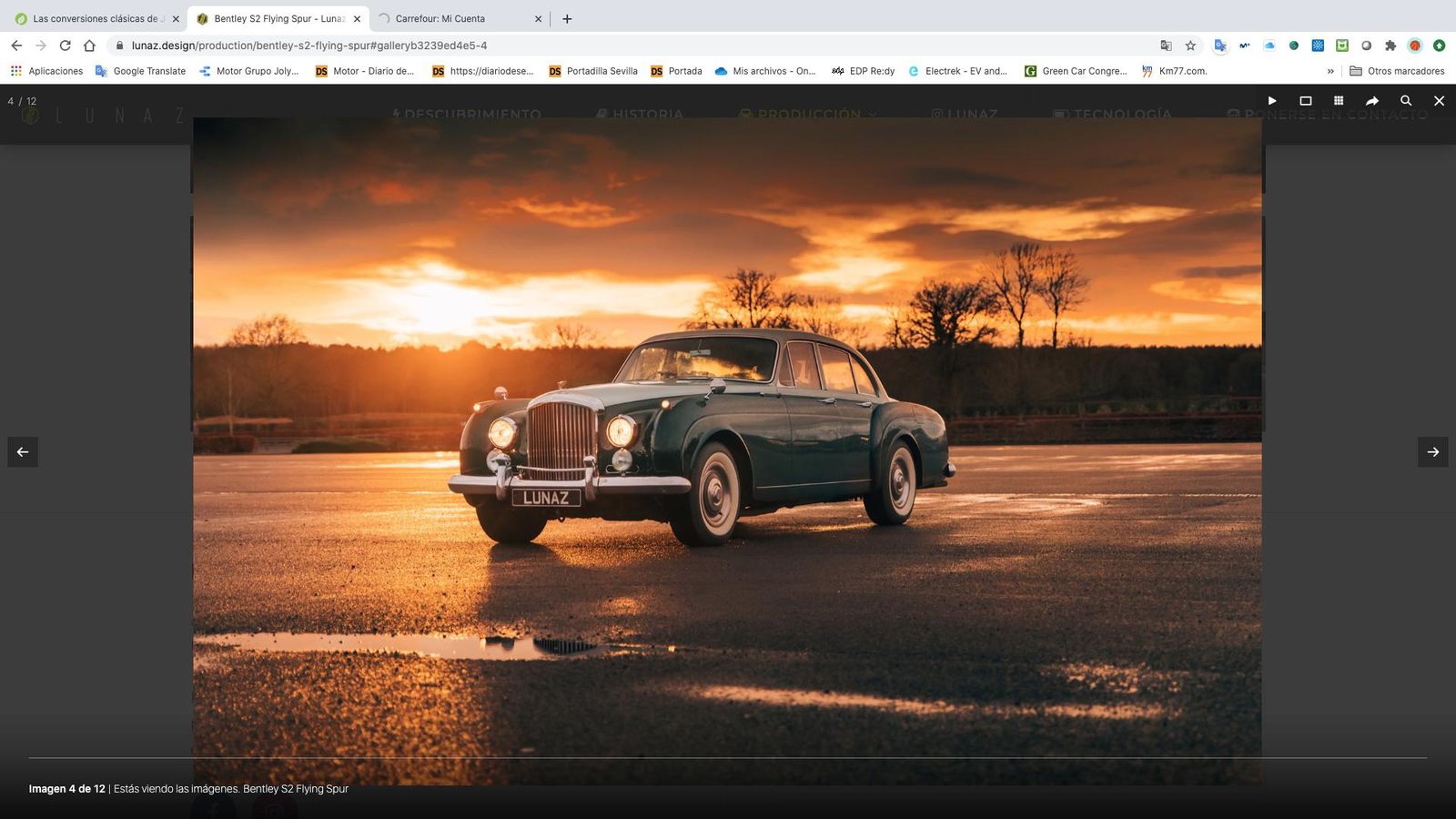 En los años 50 y 60, los Bentley eran el paradigma de rapidez, agilidad y ligereza por comparación con los Rolls. Con los kit de transformación los Continental puede seguir siendo la máquina perfecta para viajar a alta velocidad... con electricidad.