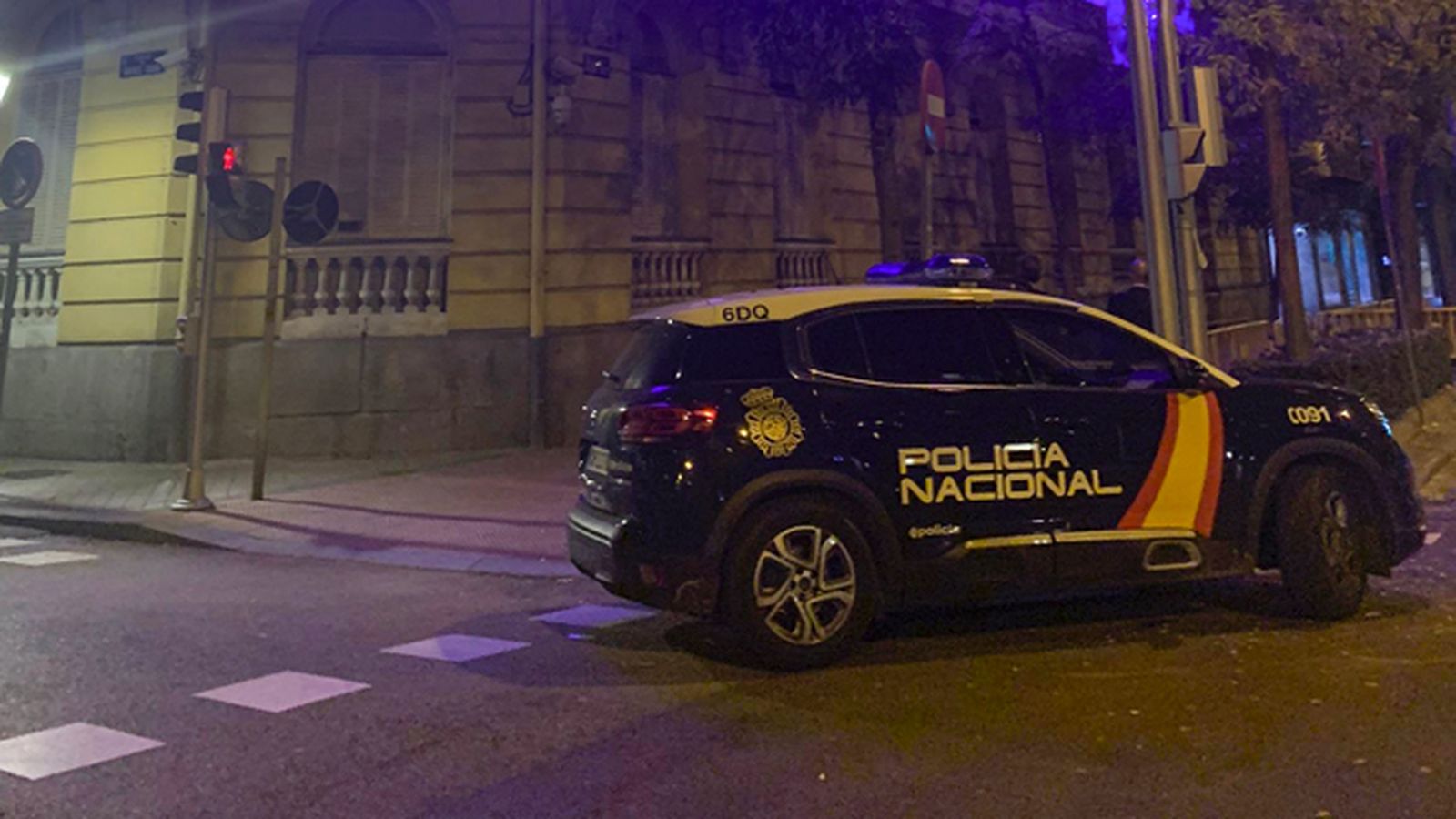 Coche de la Policía Nacional.
