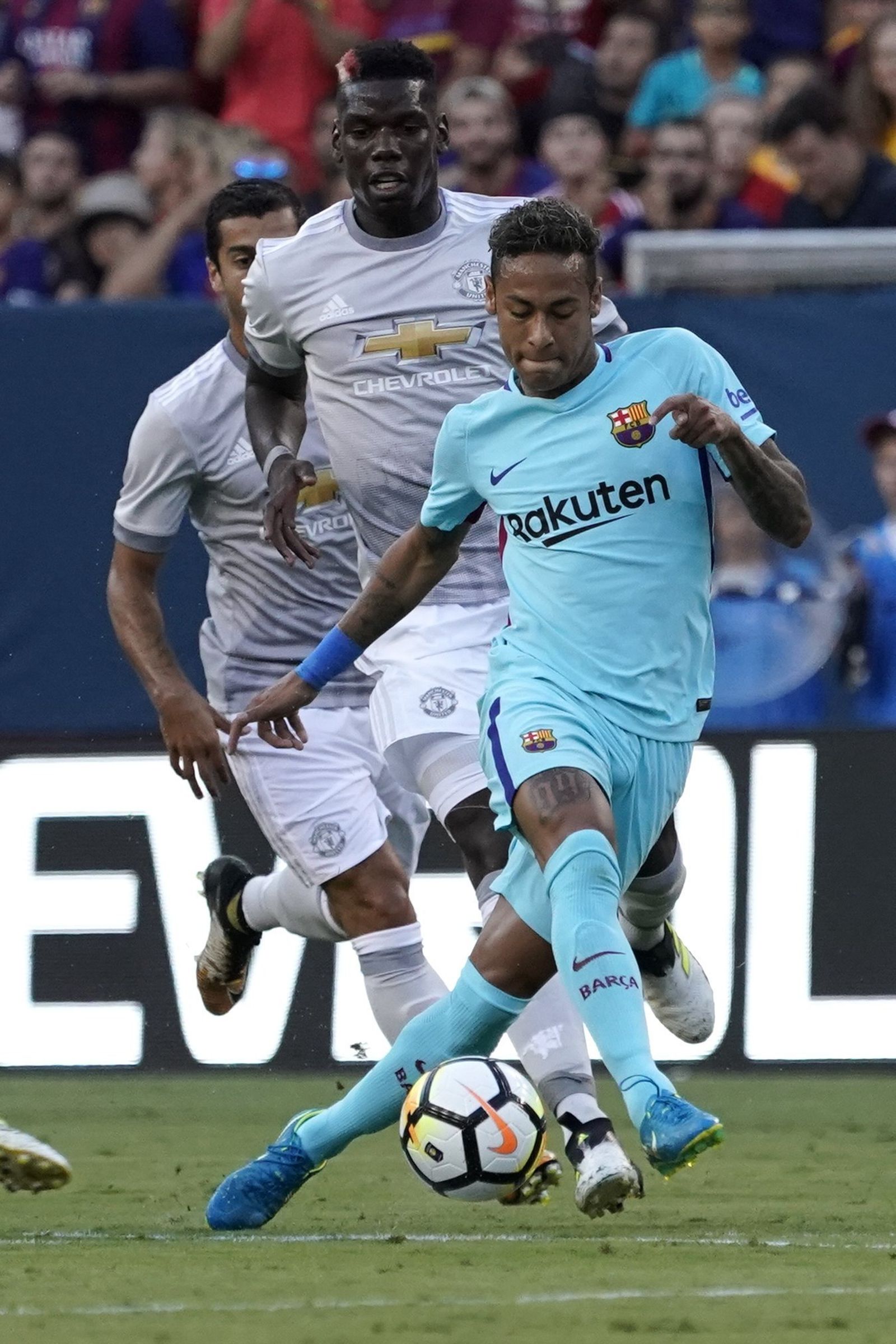 Imágenes del encuentro entre el Barcelona y el Manchester United