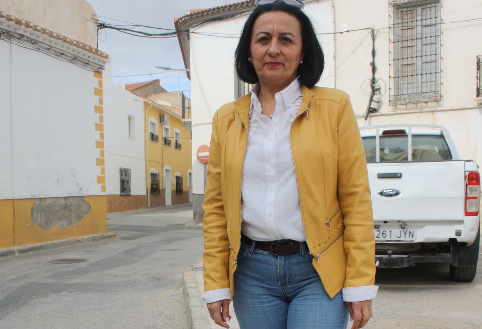 La alcaldesa de Cantoria, Purificación Sánchez.