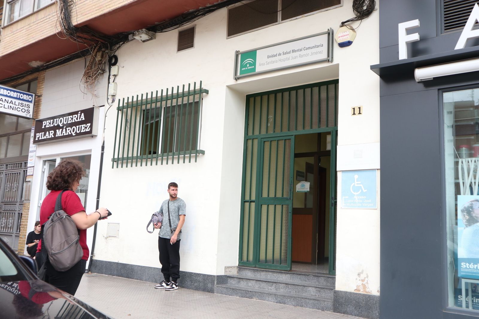 El Centro de Salud Mental de Huelva, en la Plaza Houston.
