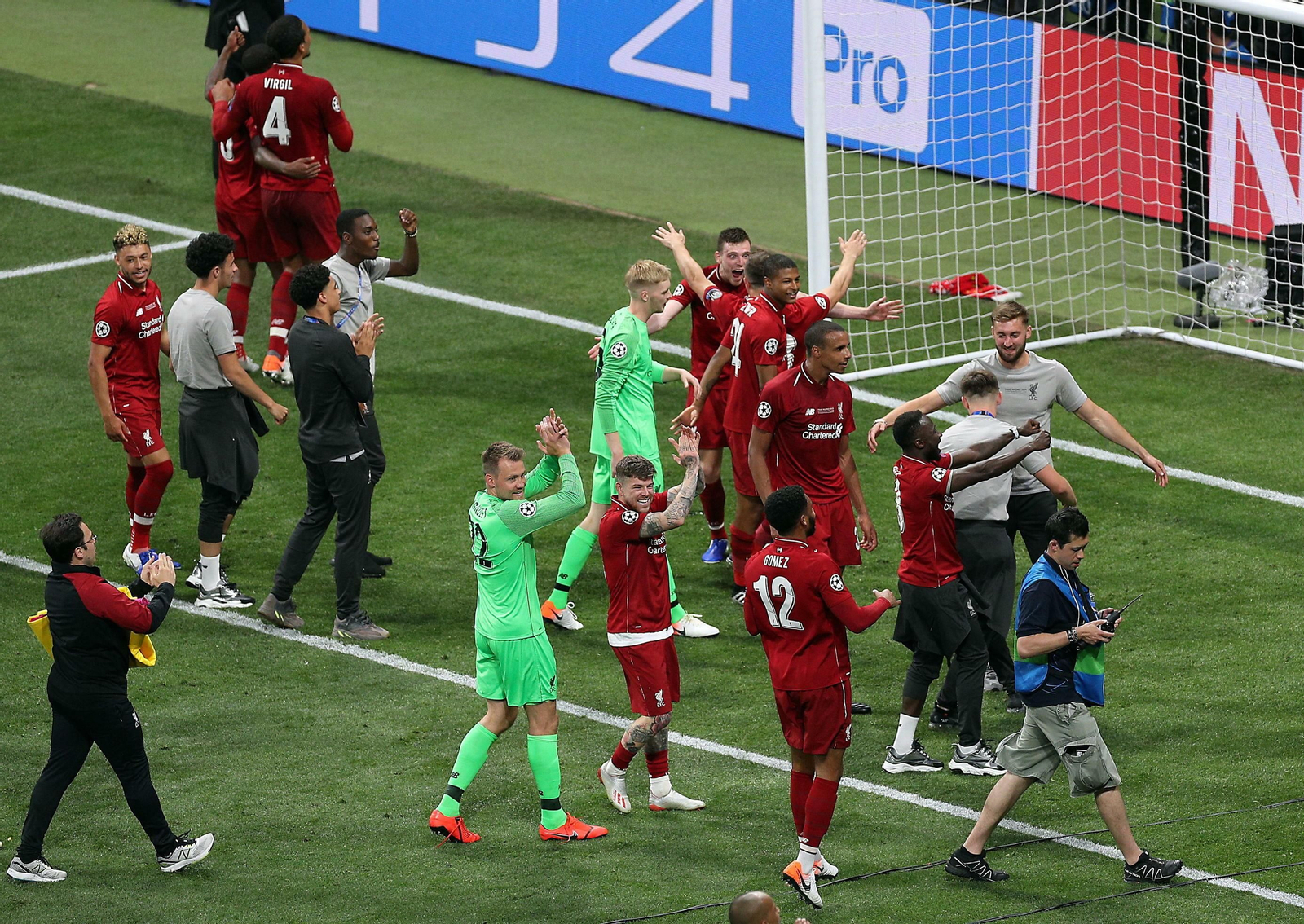 Imágenes de la final de la Liga de Campeones.