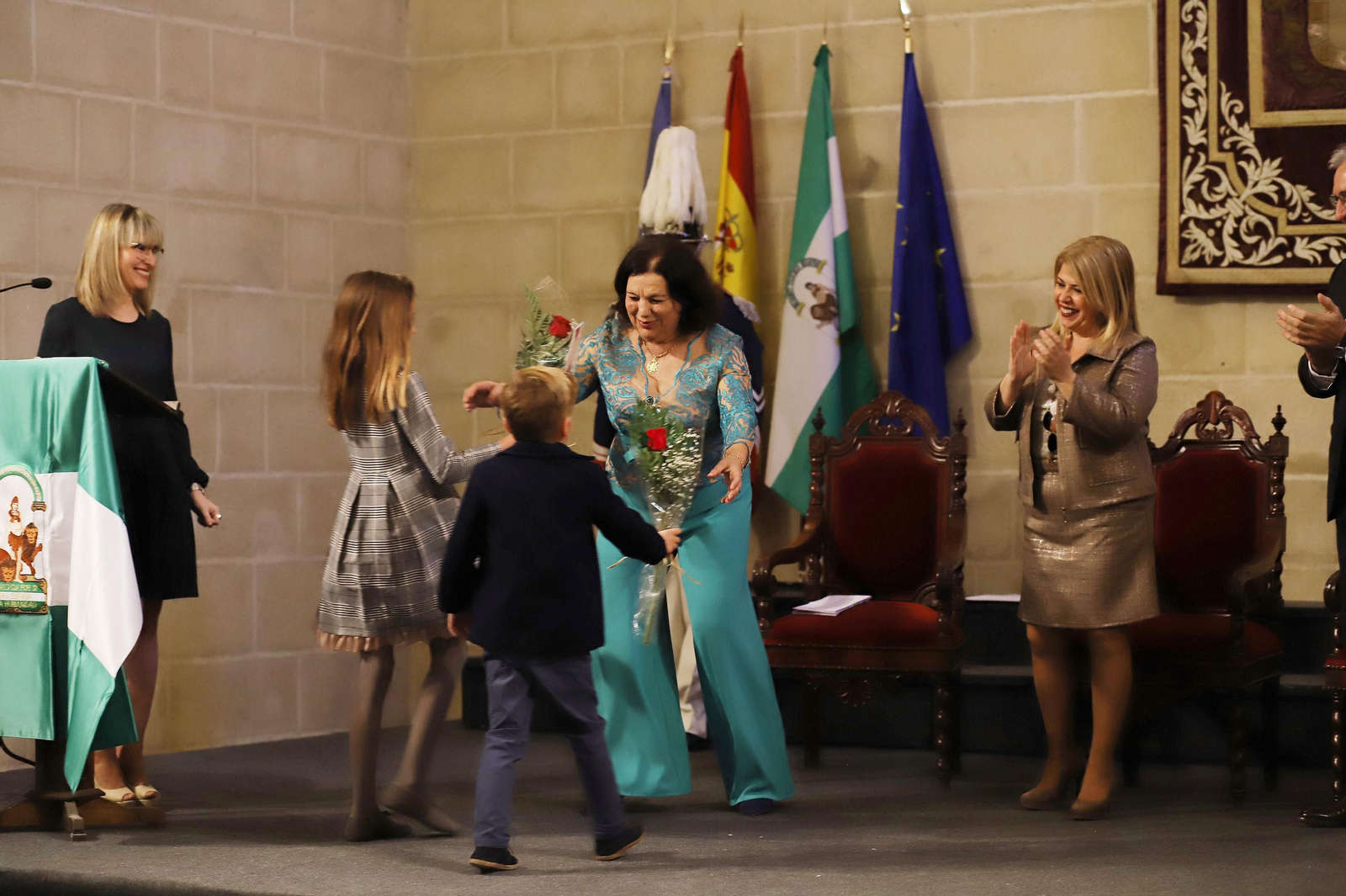 Entrega del Premio de Andalucía a Magdalena Garrido