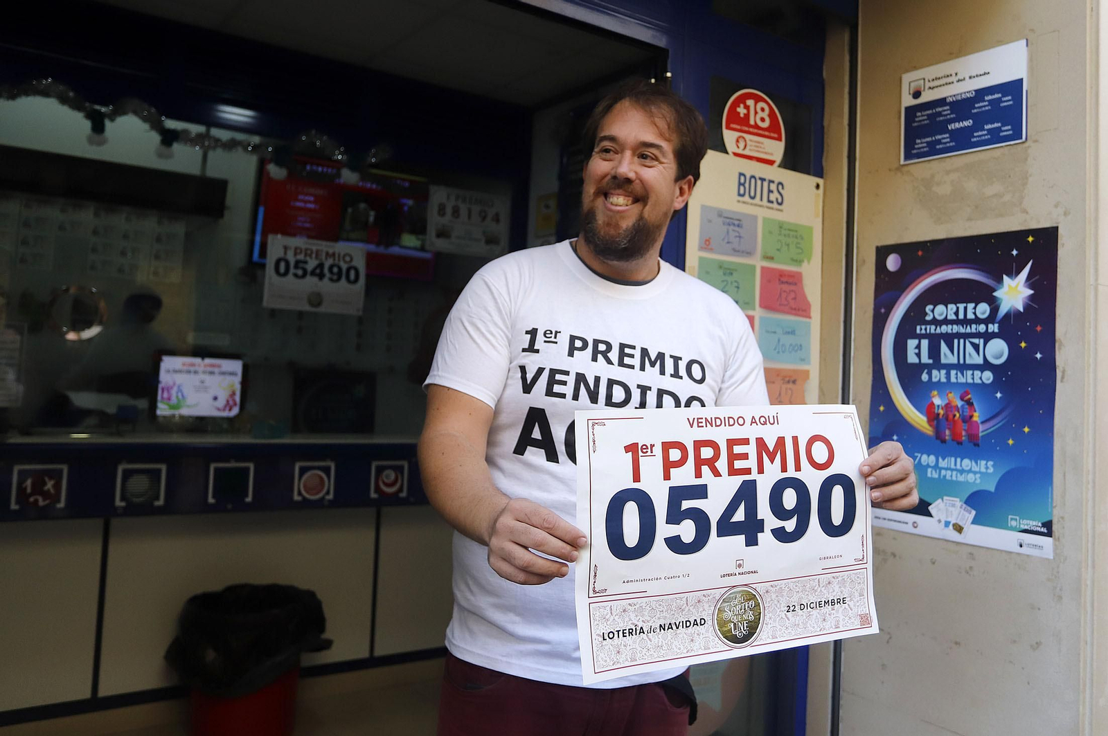 Las mejores imágenes del Gordo de la Lotería en Gibraleón