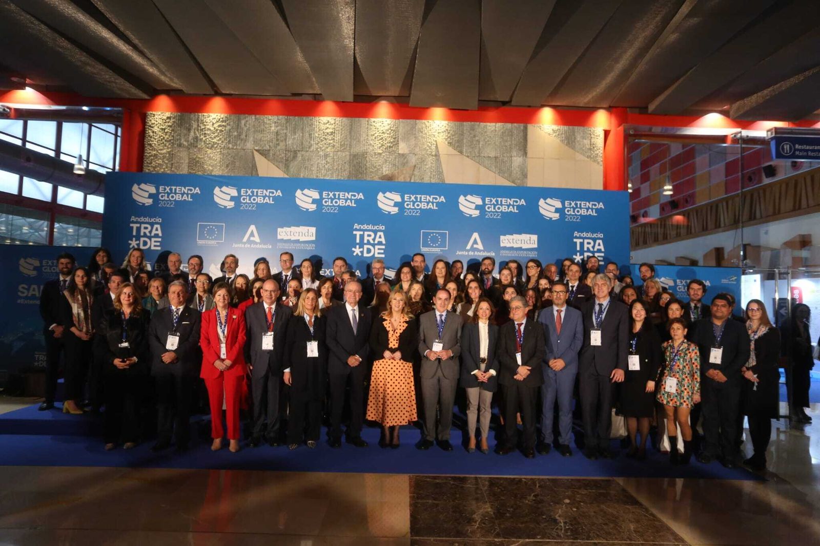 Inauguración de Extenda Global 2022 en Málaga este miércoles.
