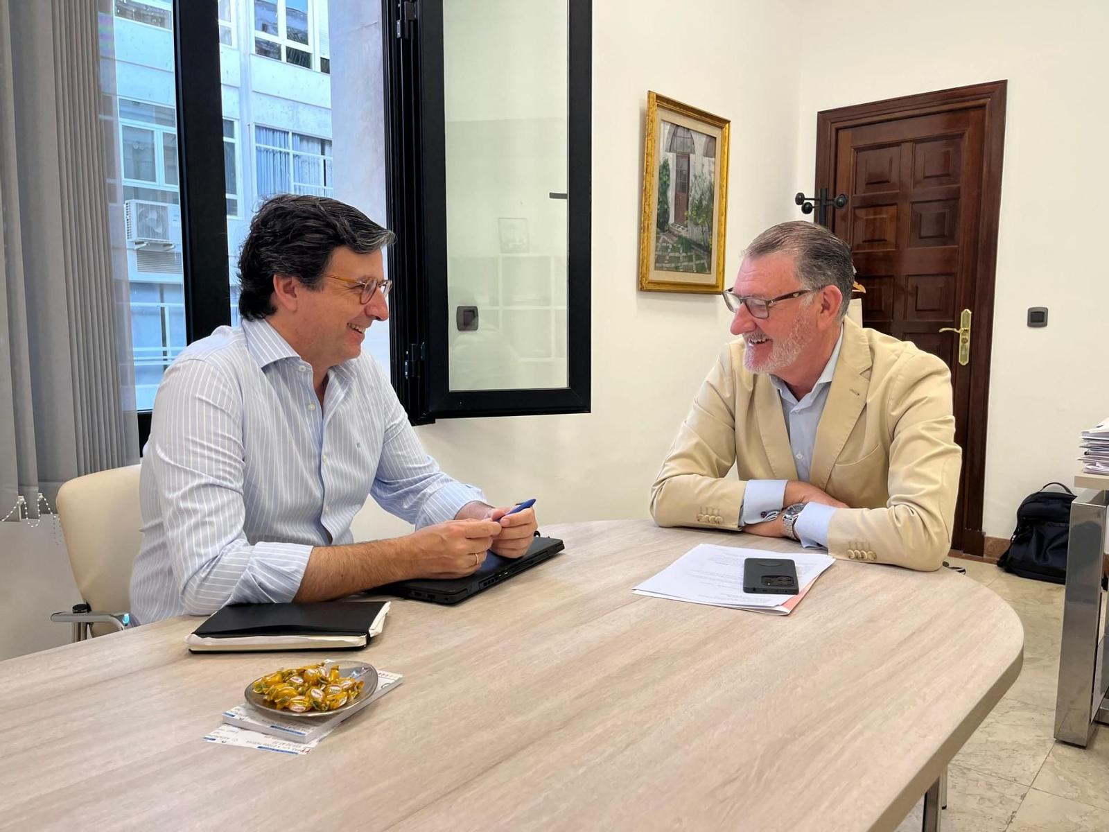 Reunión de Zamora y Sánchez Briñas.