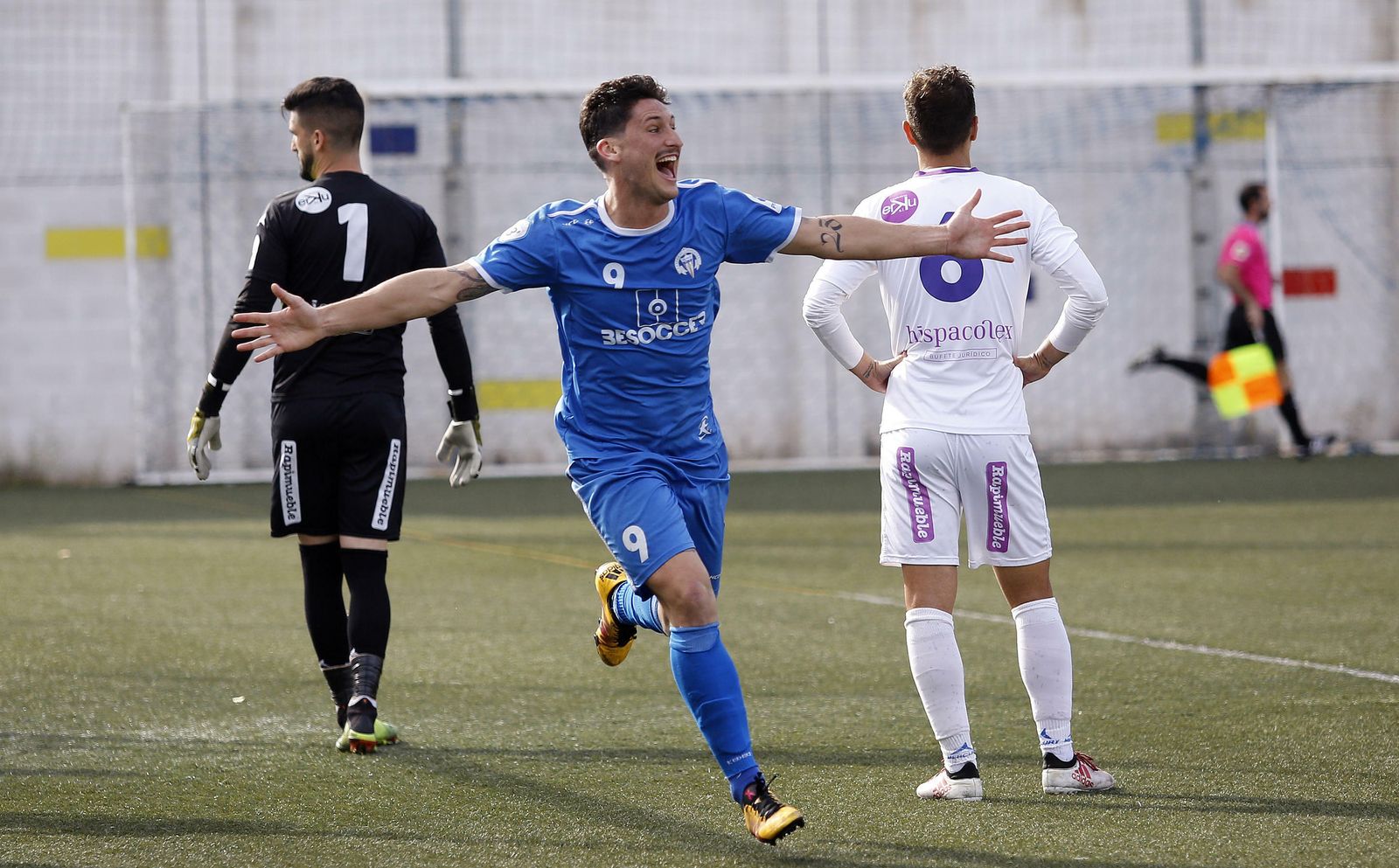 Partido de El Palo contra el Jaen.