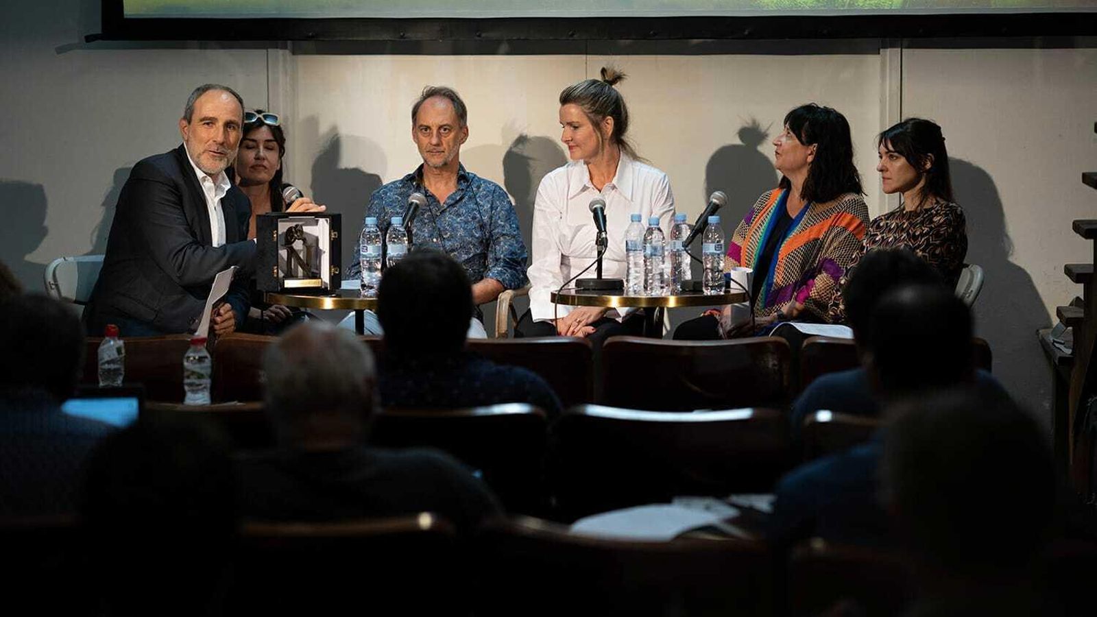 Un momento de la rueda de prensa del Premio Tusquets. Un momento de la rueda de prensa del Premio Tusquets.