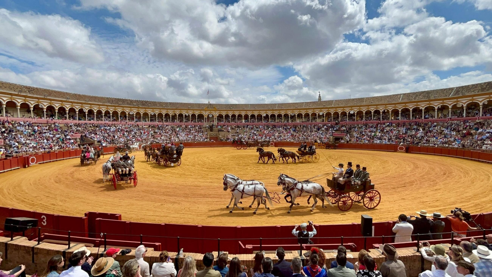 La Maestranza de Sevilla durante la XXXIX Exhibición de Enganches.