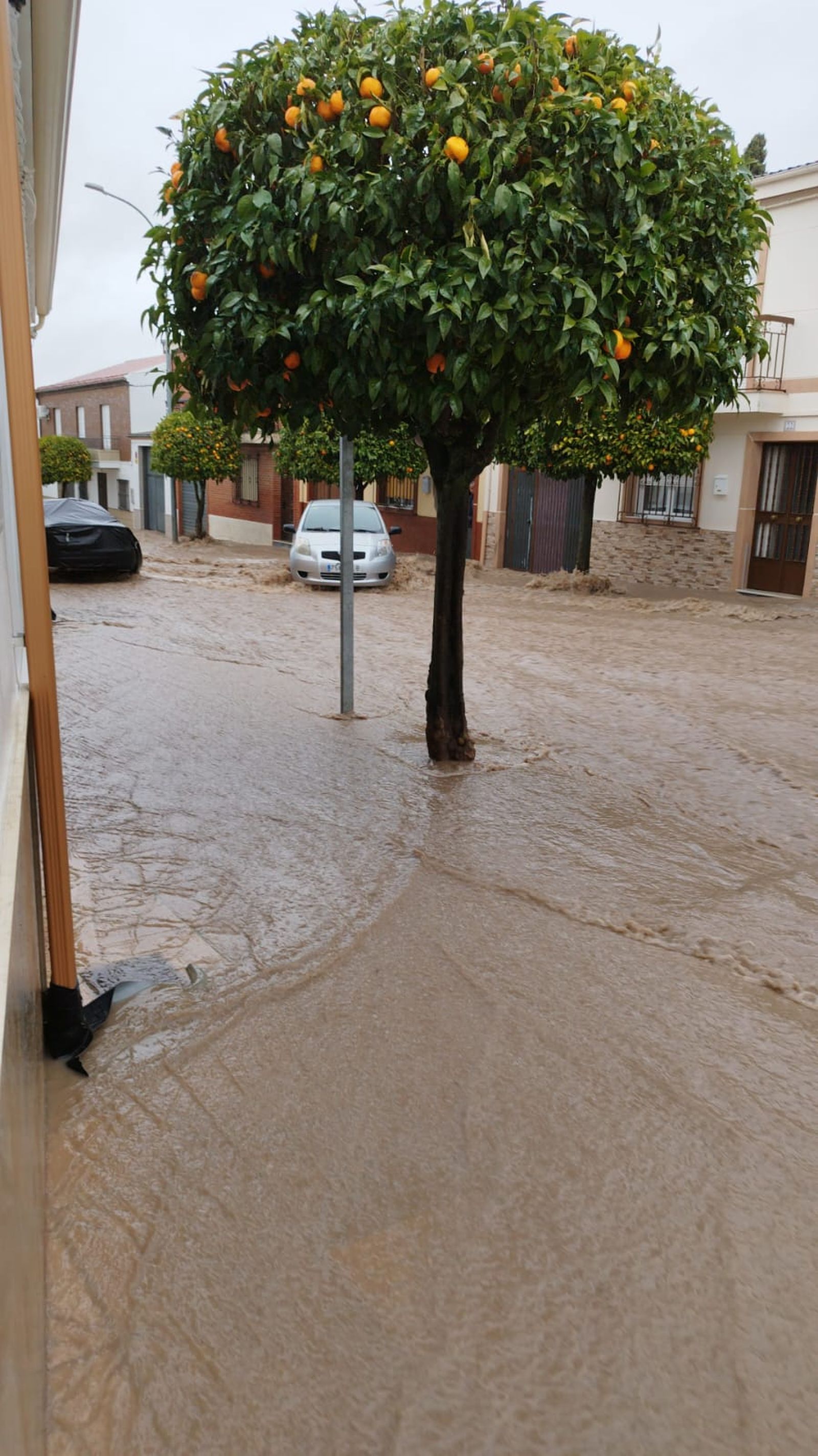 Tromba de agua en Monte Lope Álvarez