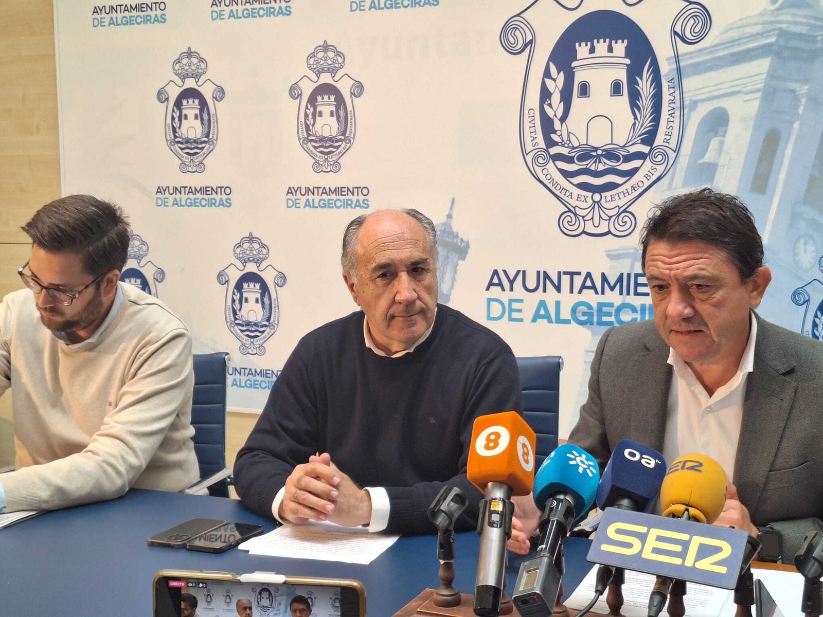 Presentación de las ayudas concedidas al ayuntamiento de Algeciras para dos programas de Formación y Empleo