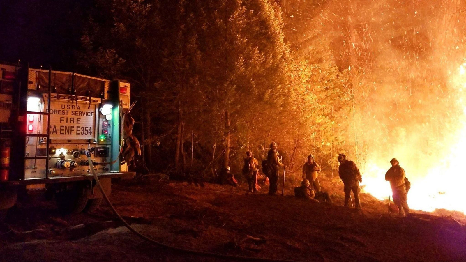 Bomberos de Estados Unidos en una imagen de archivo