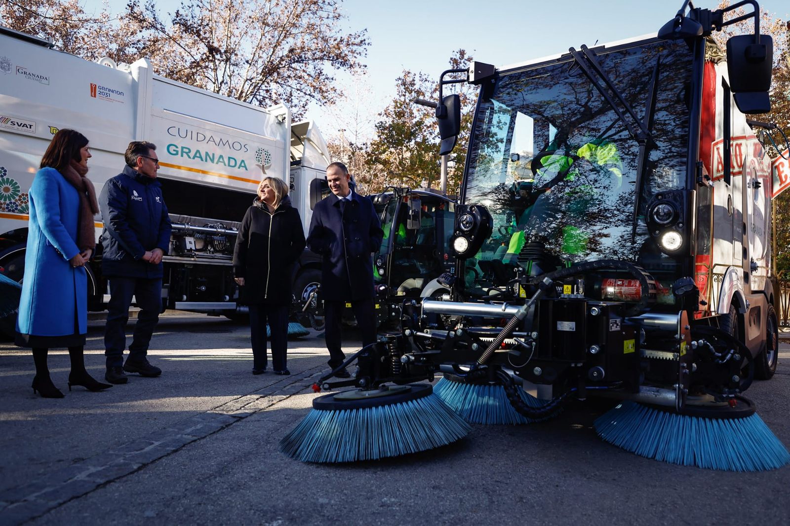 Una de las nuevas barredoras.