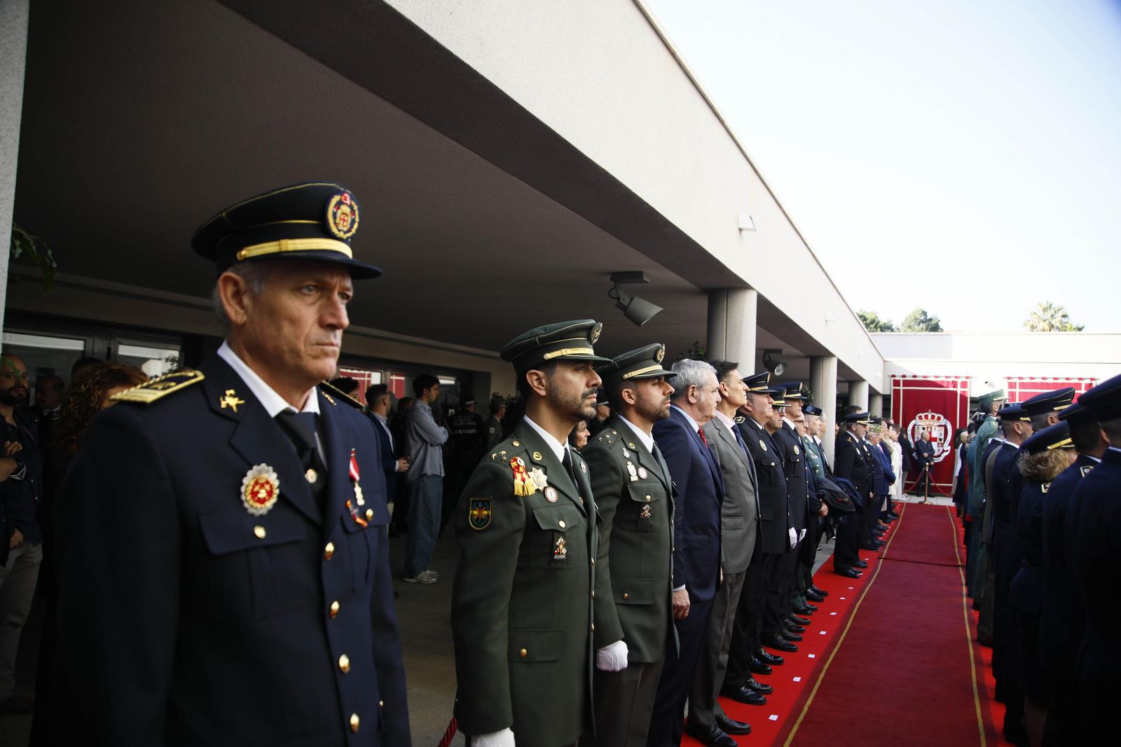 Las imágenes del acto institucional de la Policía Local de Almería con motivo de la festividad de su patrón, San Esteban