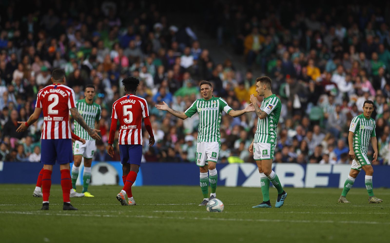 Las imágenes del Betis-atlético de Madrid