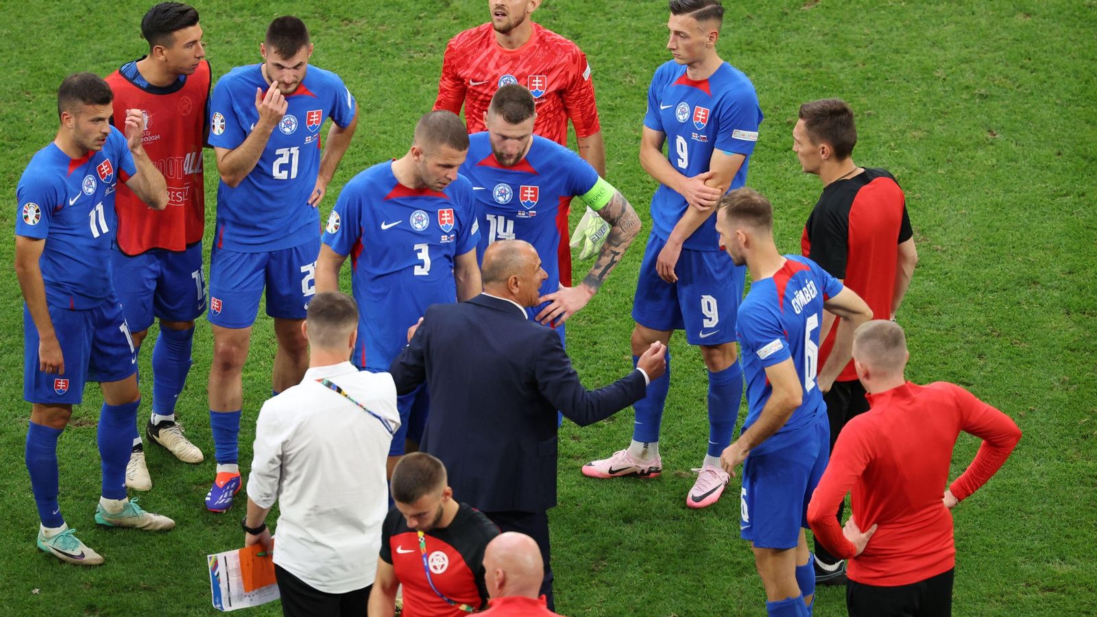 Las mejores fotos del Inglaterra-Eslovaquia