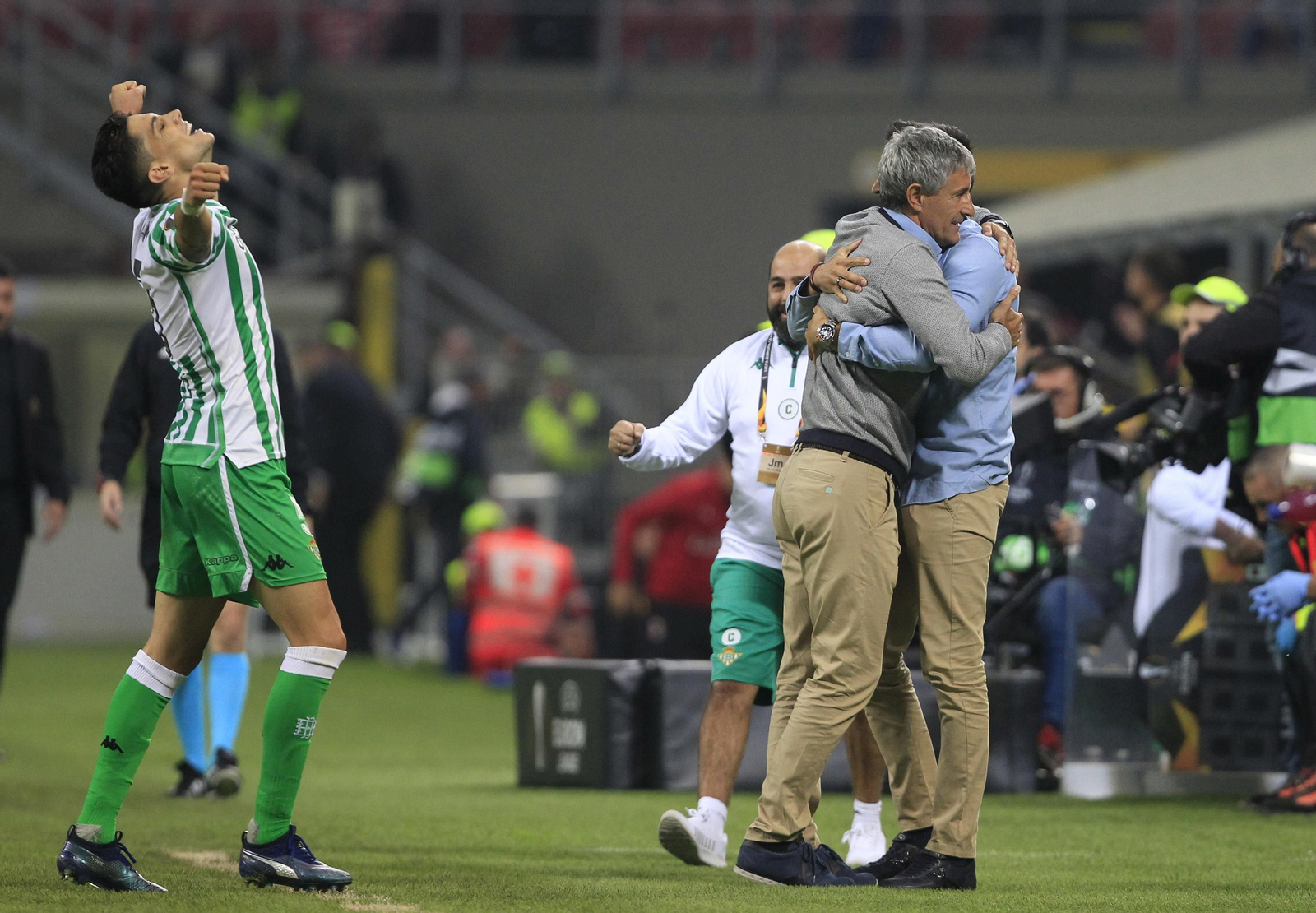 El Milan-Betis, en imágenes