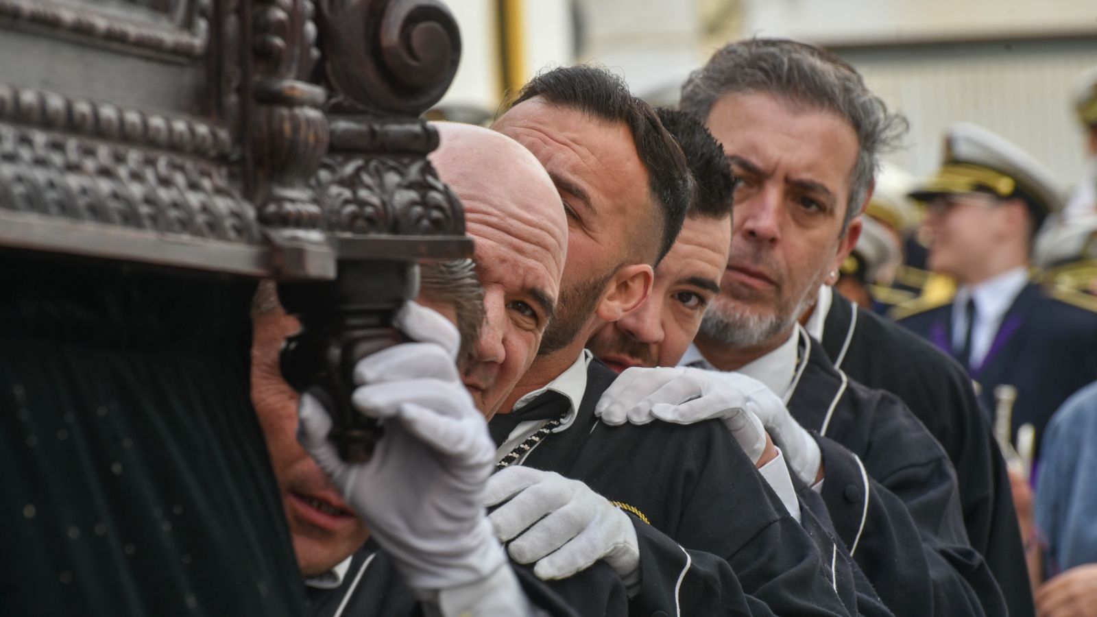 Fotos del Jueves Santo en San Roque: La Buena Muerte y Amargura