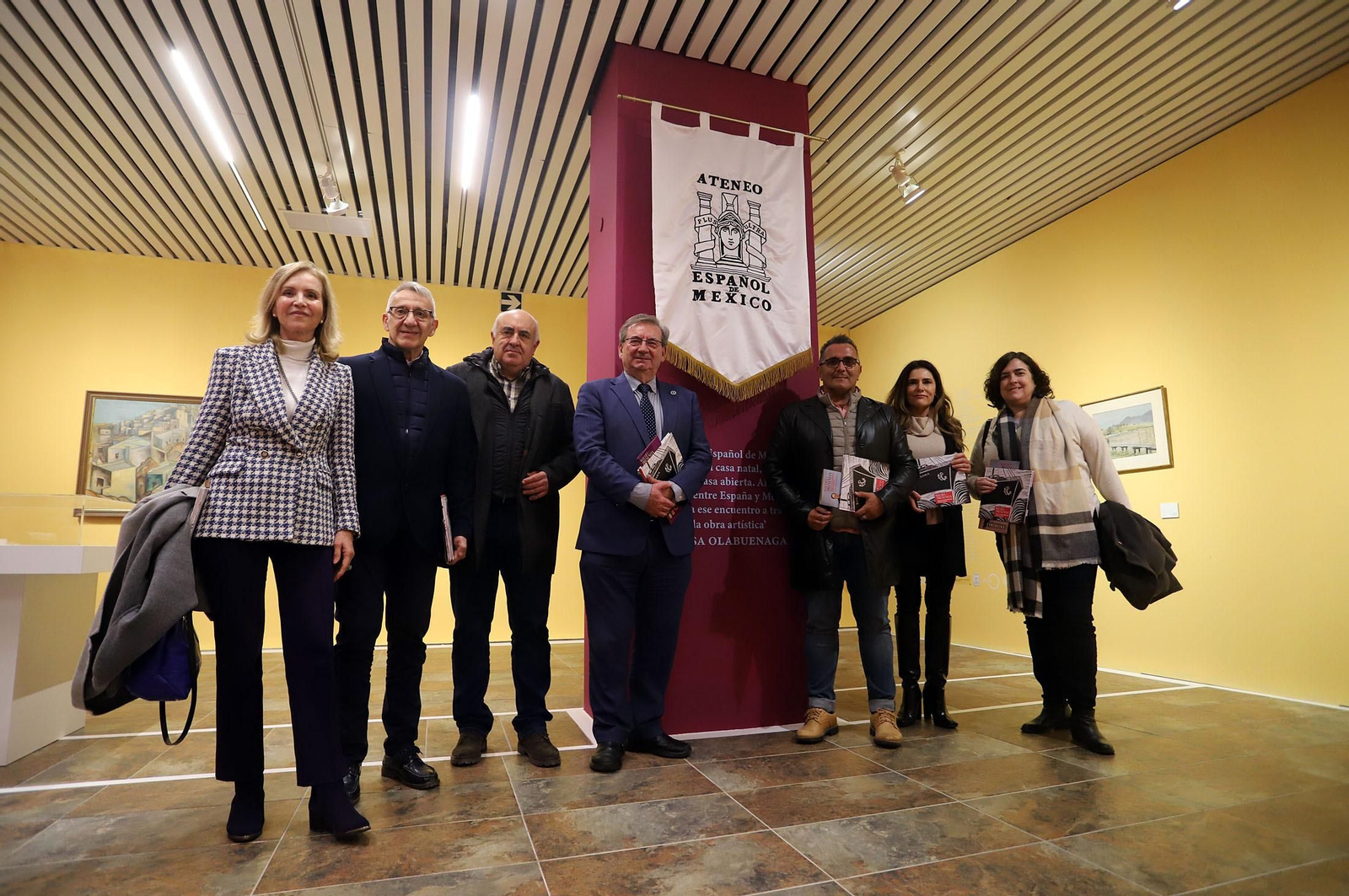 Imágenes de la exposición 'Mirada y Presencia. Obras del exilio republicano español en México'