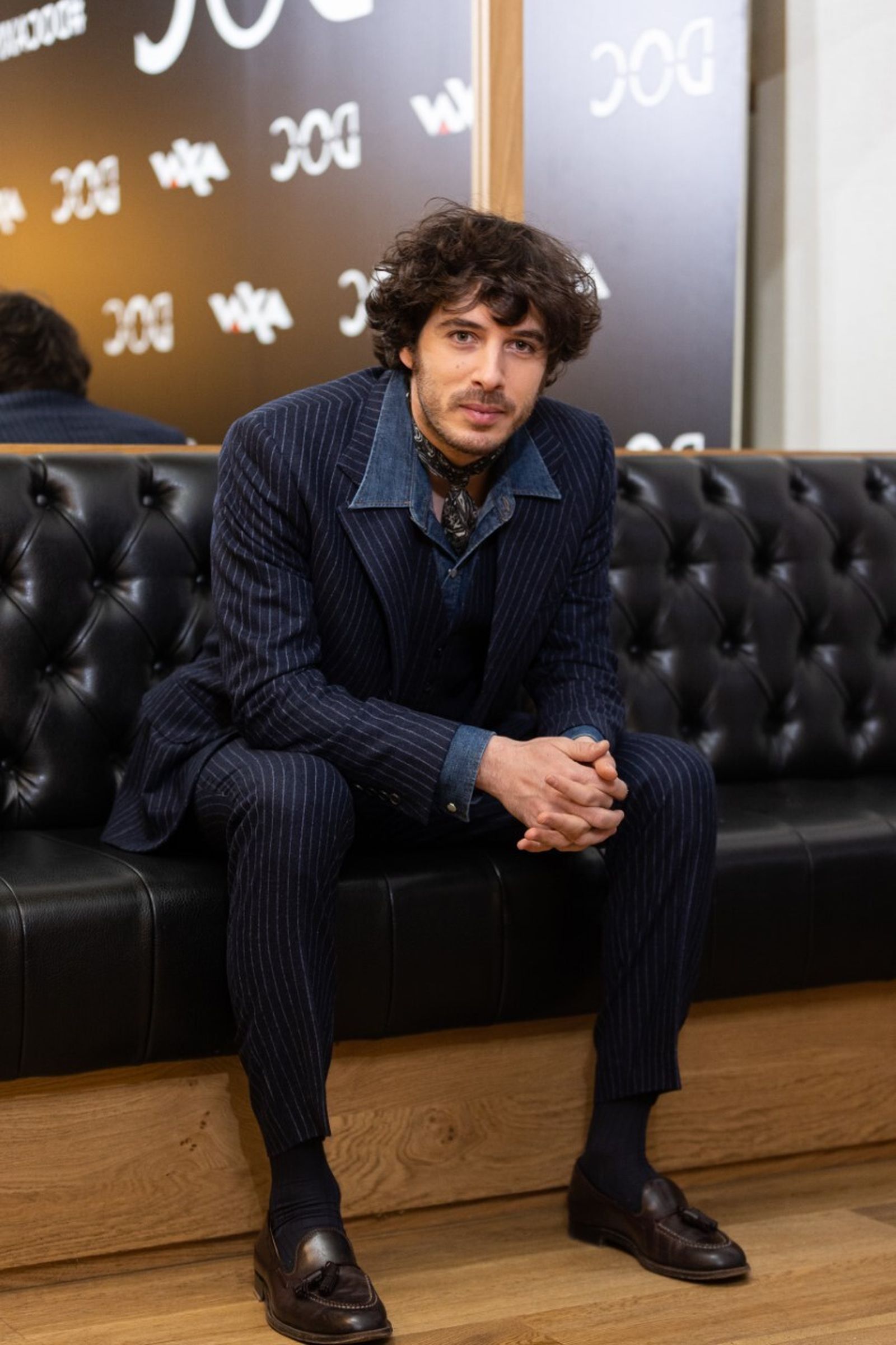 El actor Pierpaolo Spollon en su promoción en España de 'DOC'