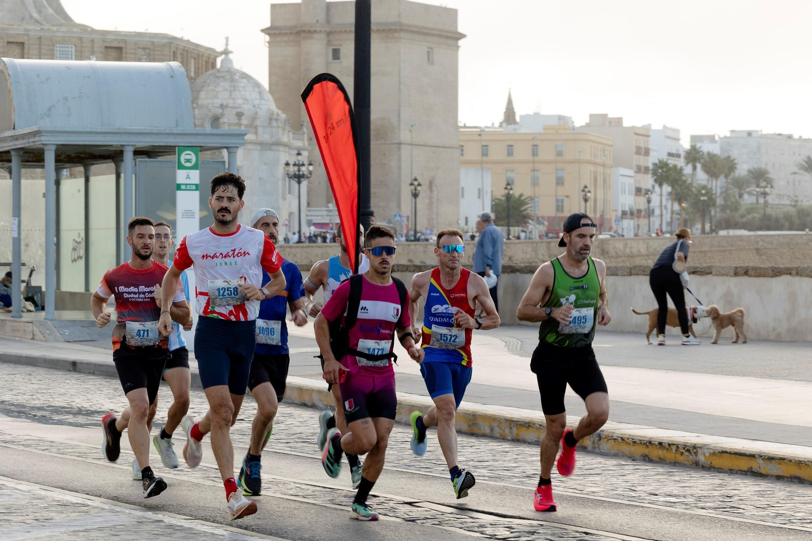 Corredores de la I Media Maratón por el Campo del Sur.
