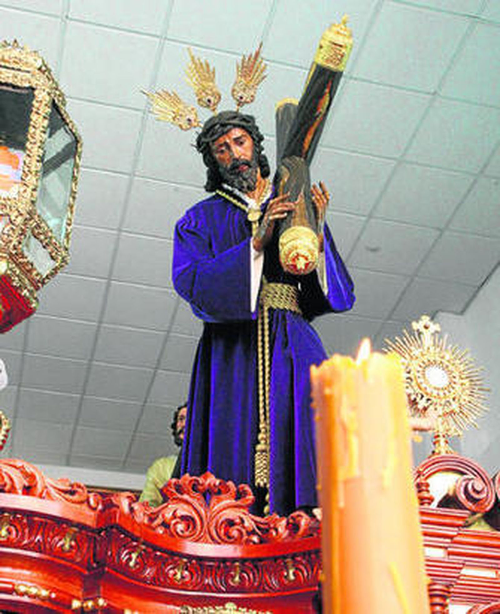 Imagen de Jesús del Gran Poder en su casa hermandad.