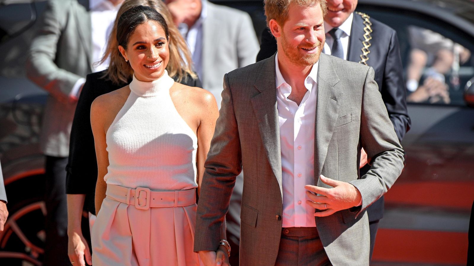 Los duques de Sussex en la presentación de los Juegos Invictus en Dusseldorf el pasado verano