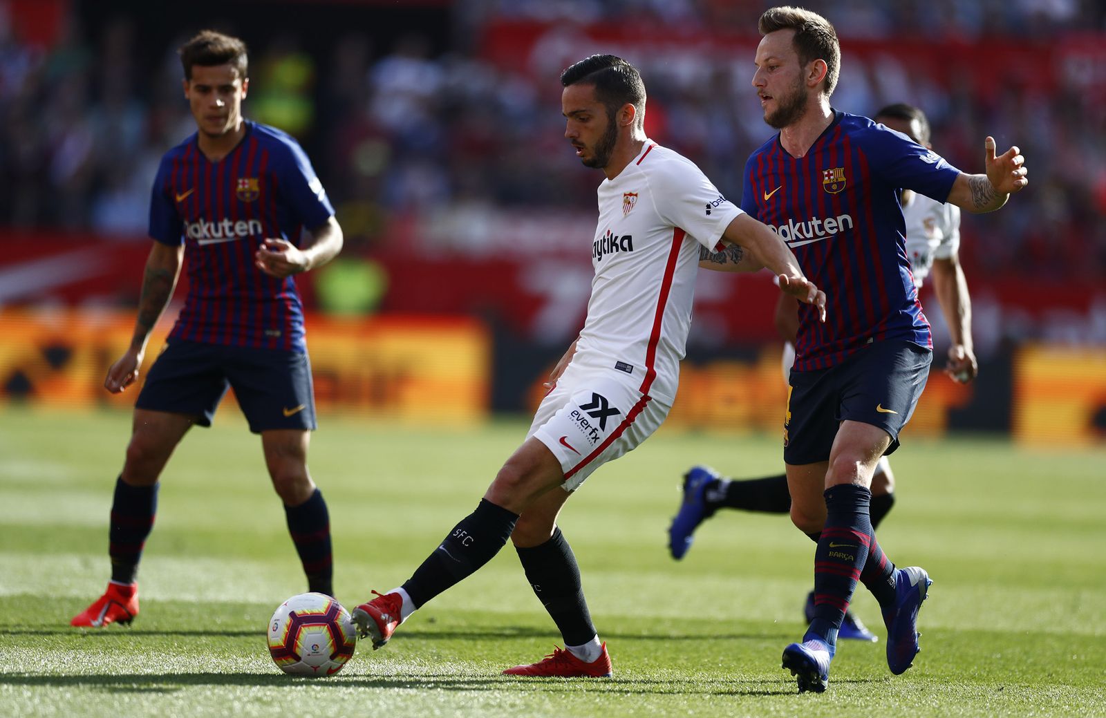 El Sevilla-Barcelona, en imágenees