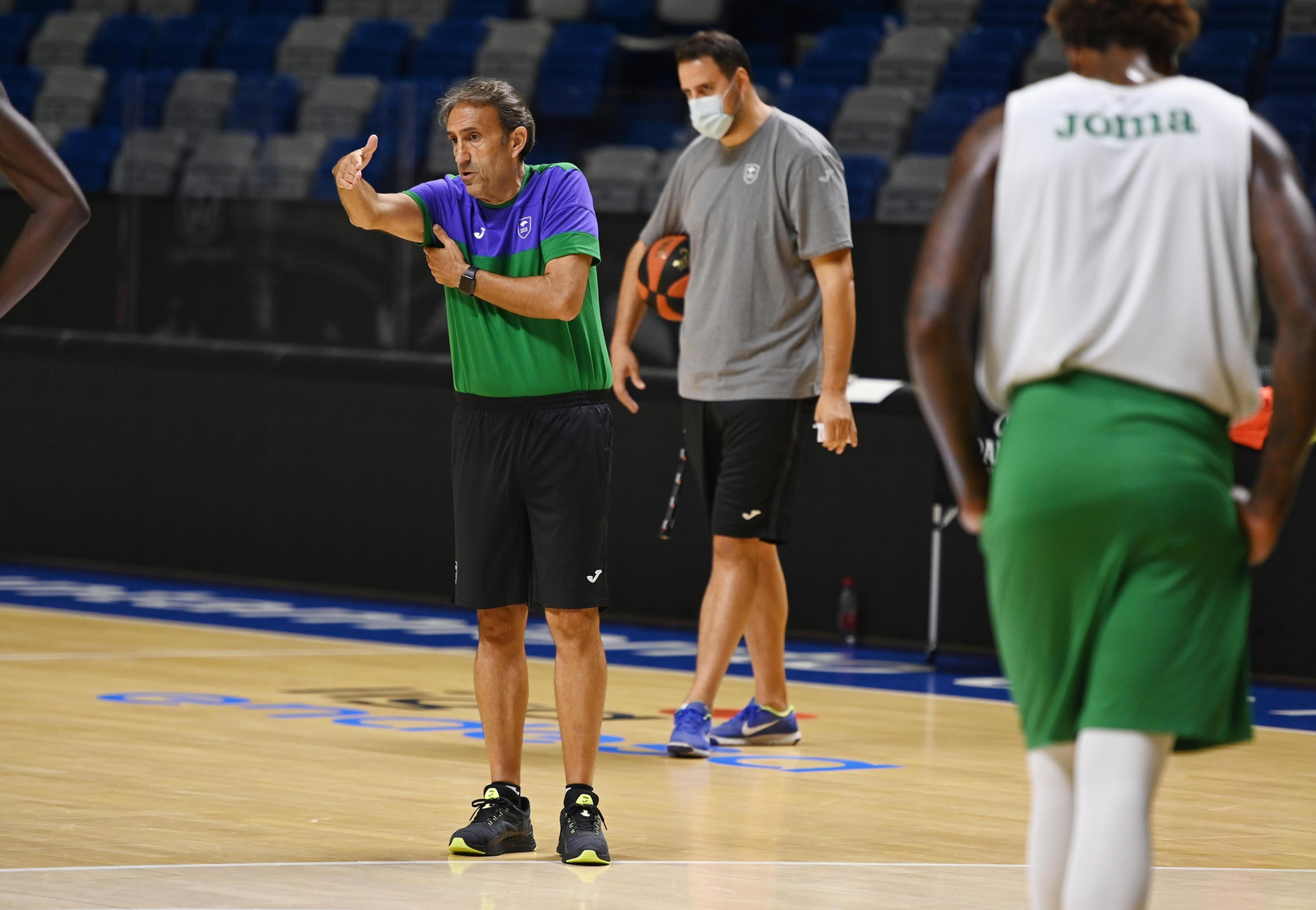 Las fotos del entrenamiento del Unicaja antes de recibir al Barcelona