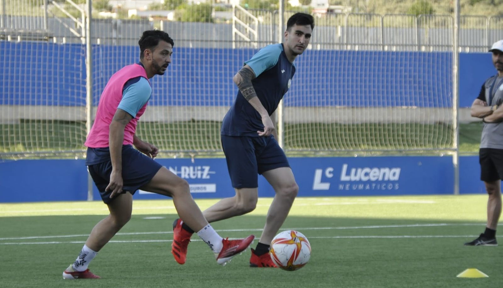 Chucky Pierce, durante un entrenamiento de esta temporada.