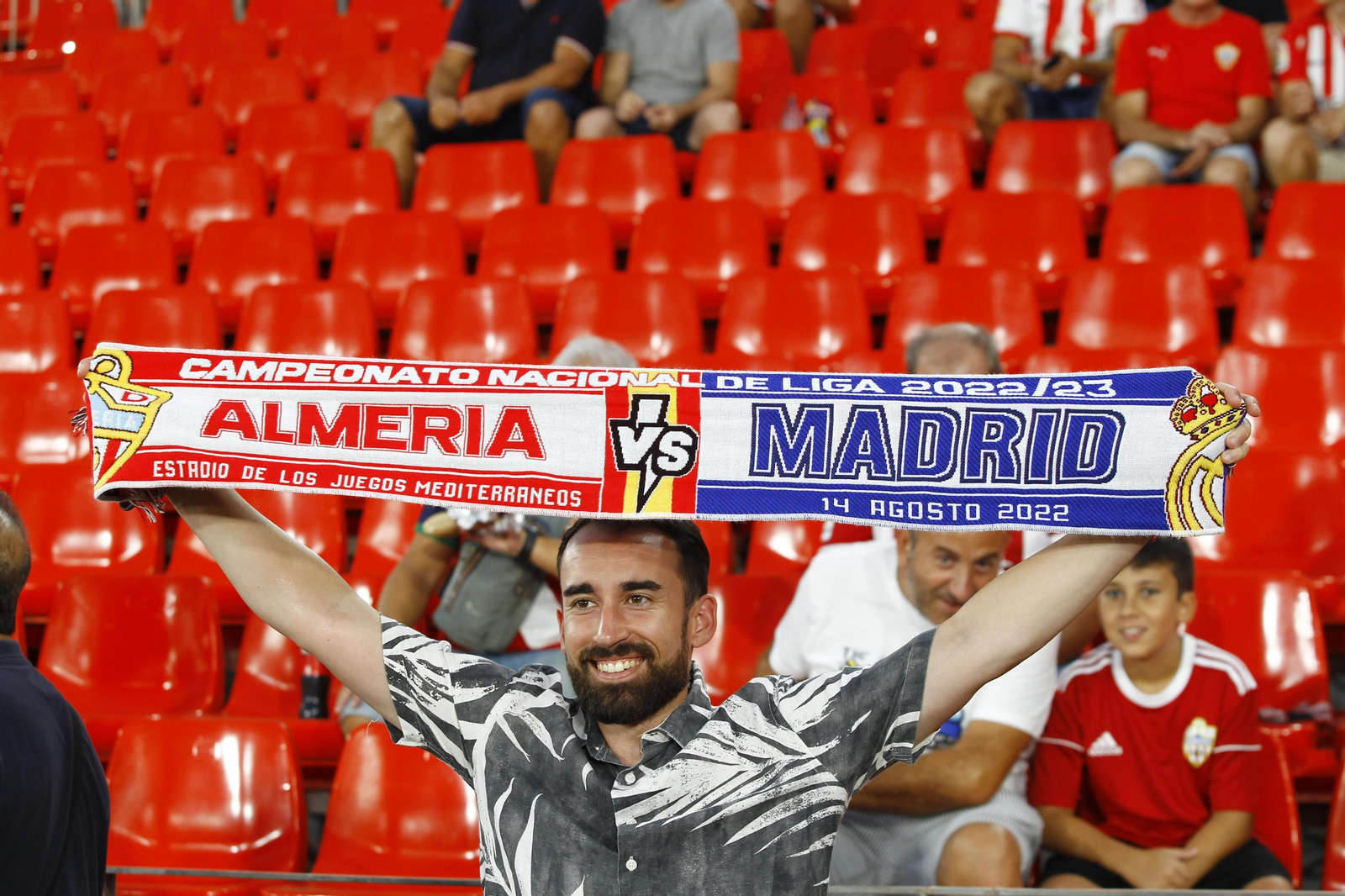 Imágenes del partido U.D. Almería-Real Madrid C.F. de la Liga Santander