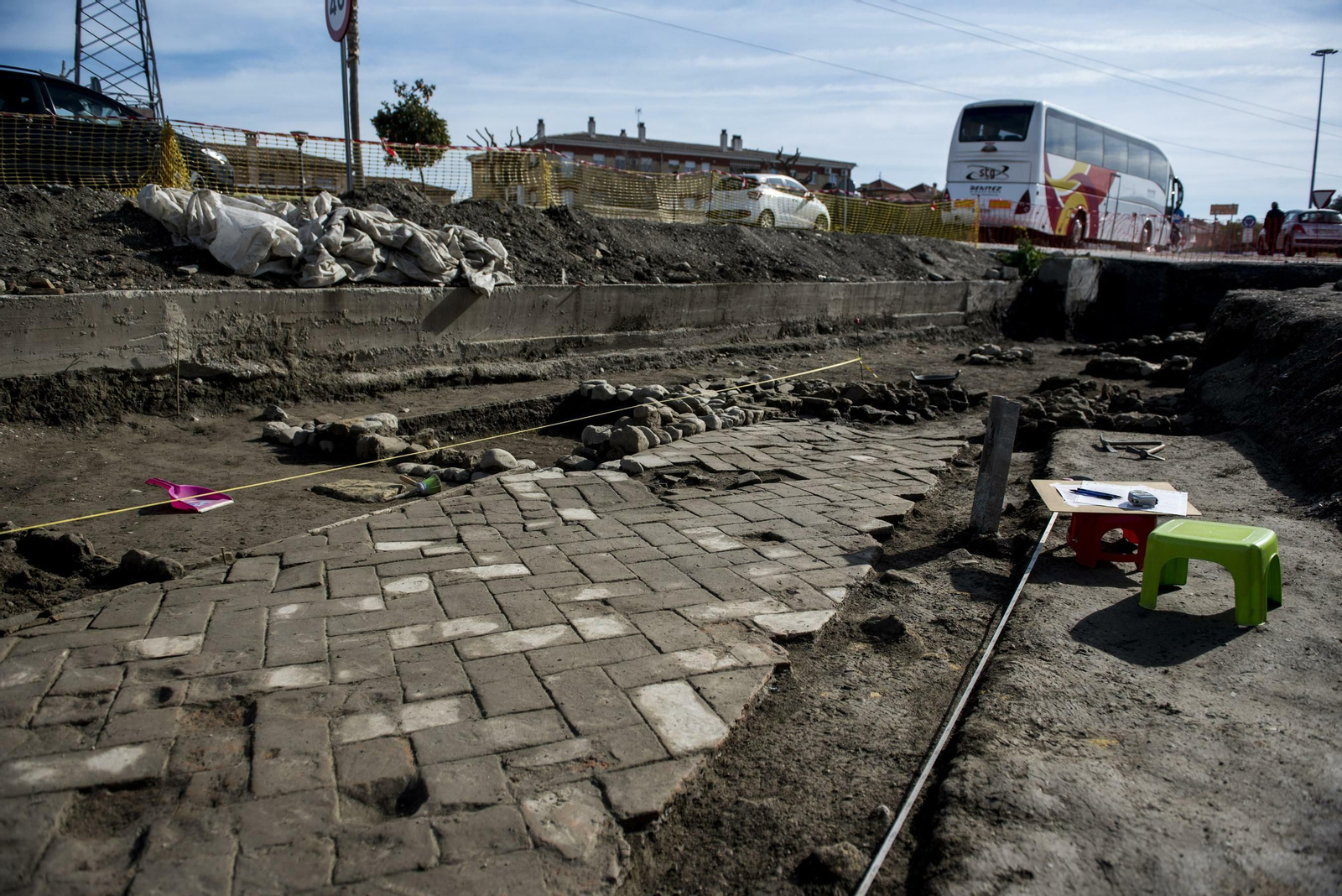Así es la almunia nazarí encontrada en Granada durante las obras de un colector
