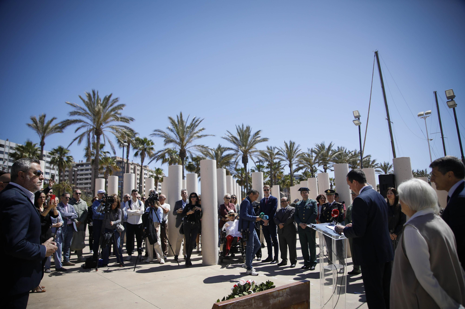 Acto de conmemoración a las víctimas del campo de concentración nazi de Mathausen, en imágenes