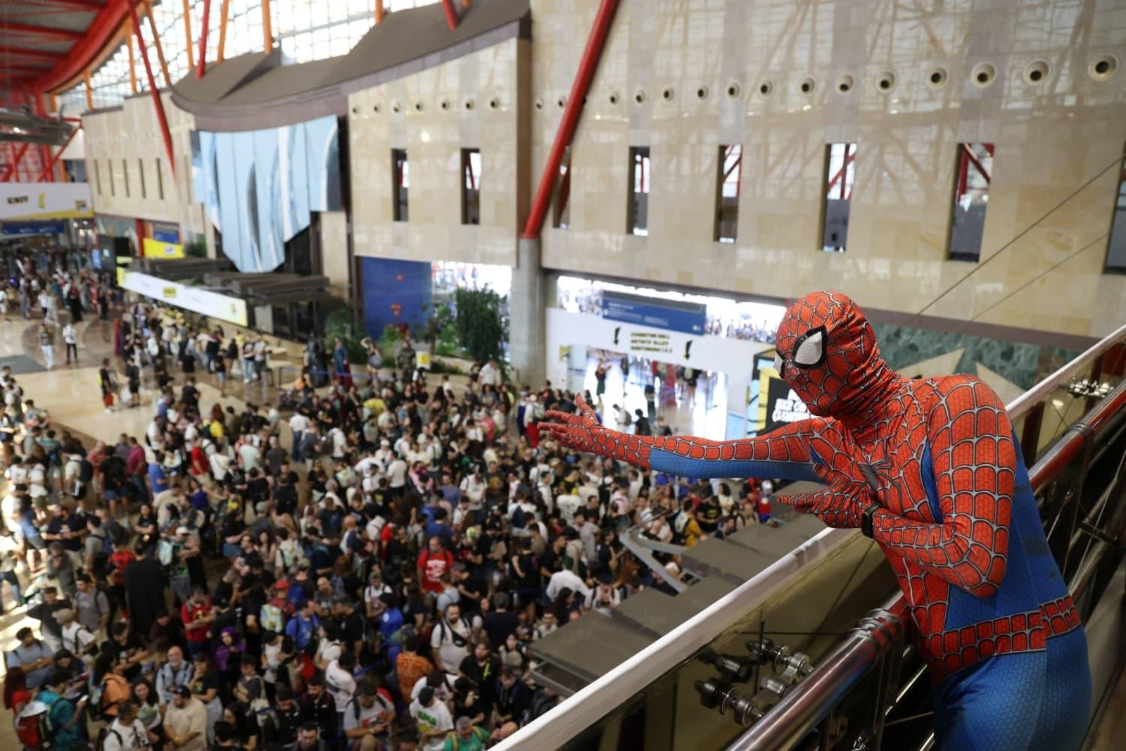 Interior de la Comic-Con de Málaga.