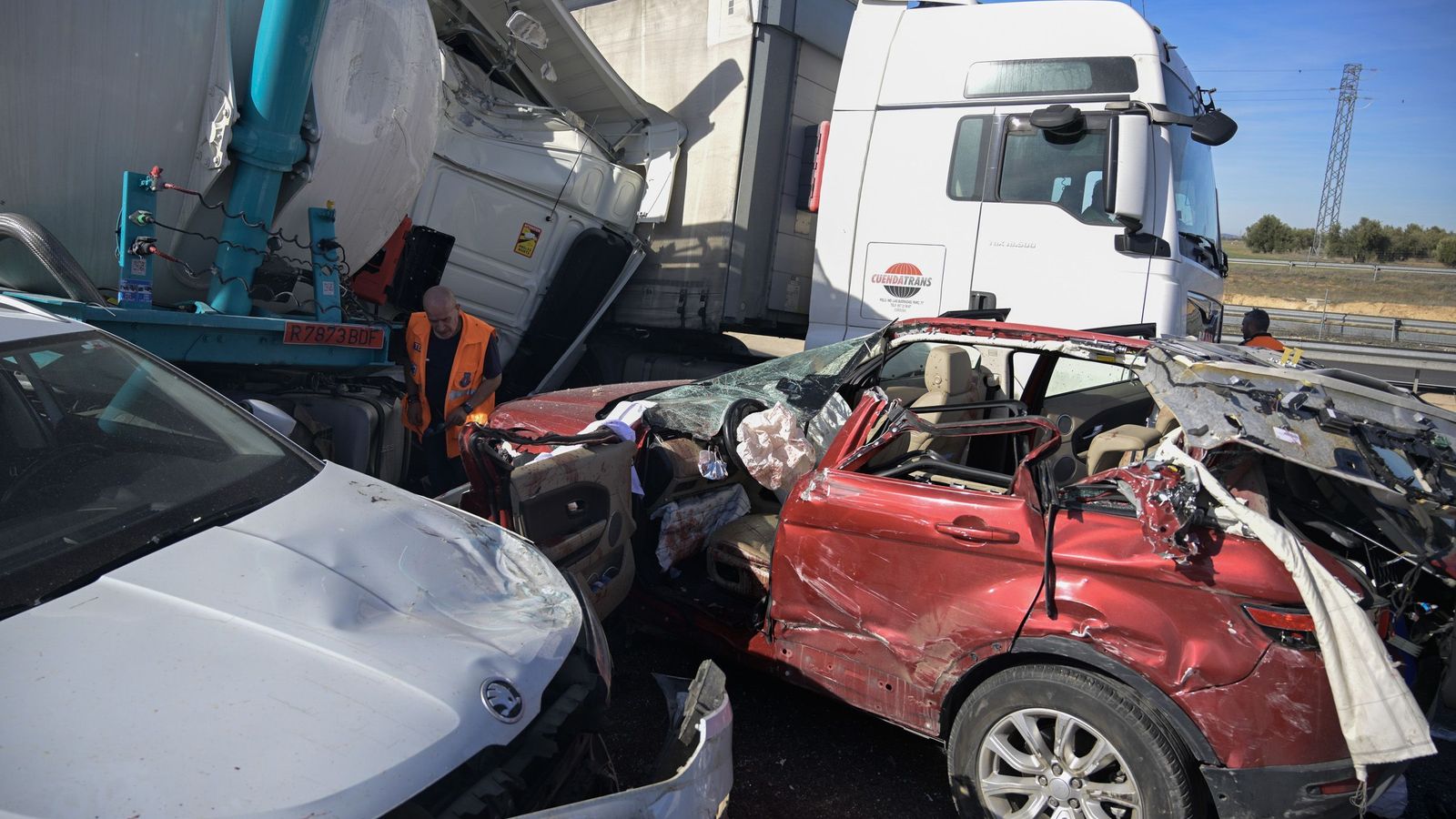 Mueren tres aficionados del Sevilla en un accidente de tráfico en Ciudad Real