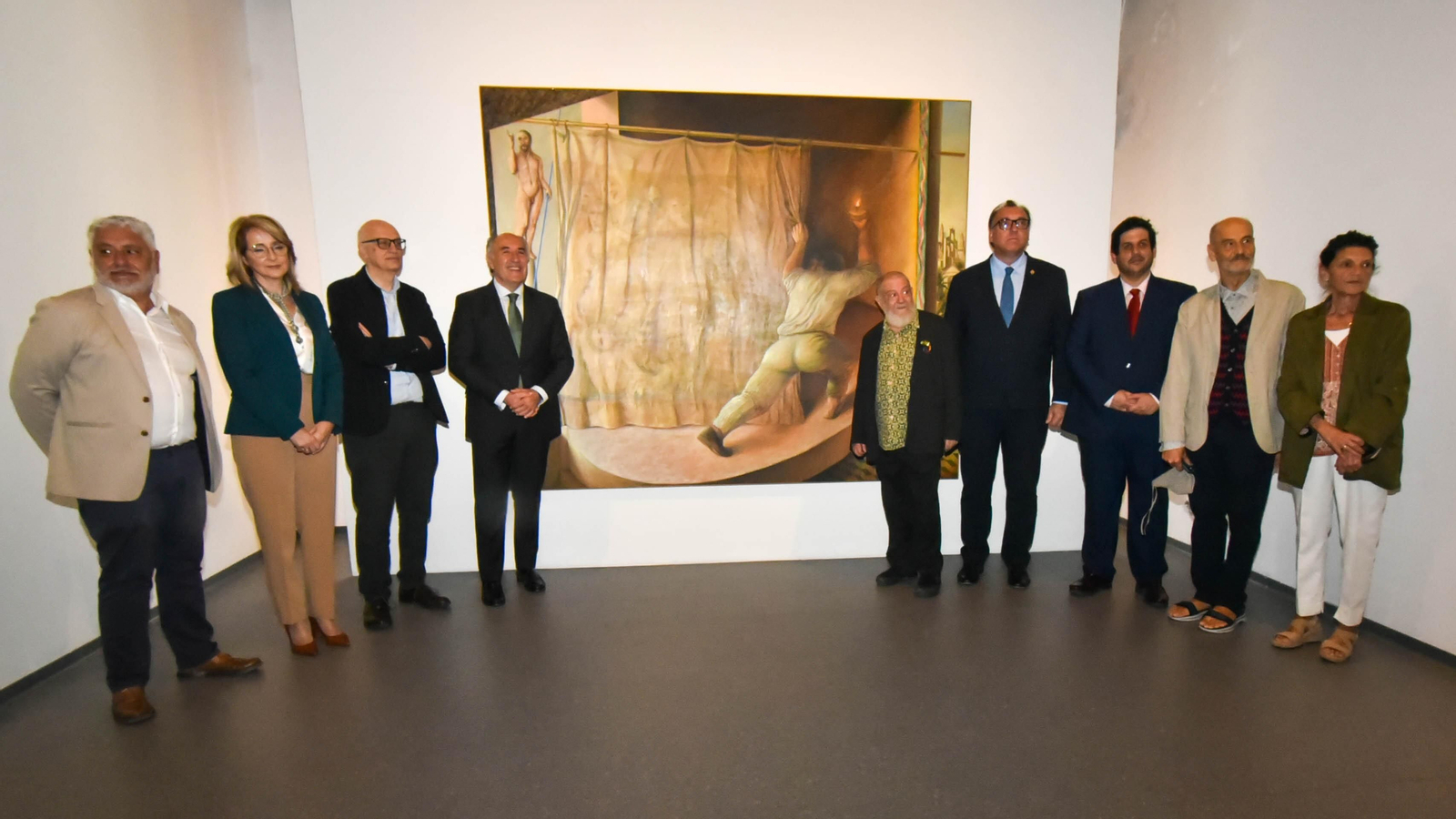 Fotos de la inauguración de la muestra 'El rumor del tiempo' de Guillermo Peréz Villalta