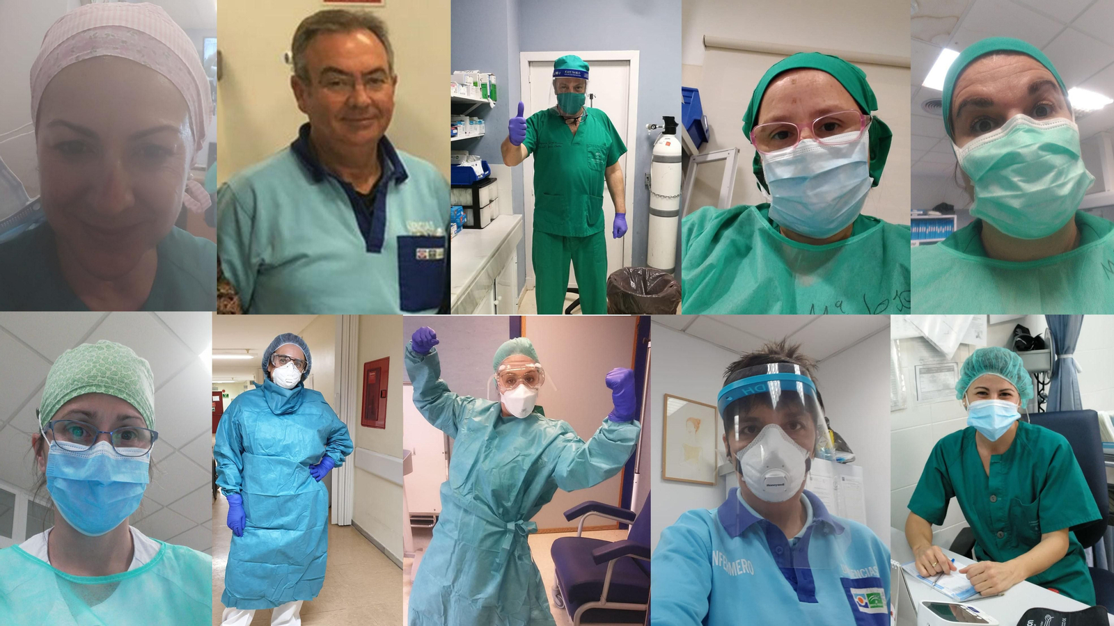 Galería: homenaje a los sanitarios del hospital de Jerez por el Día de la Enfermería