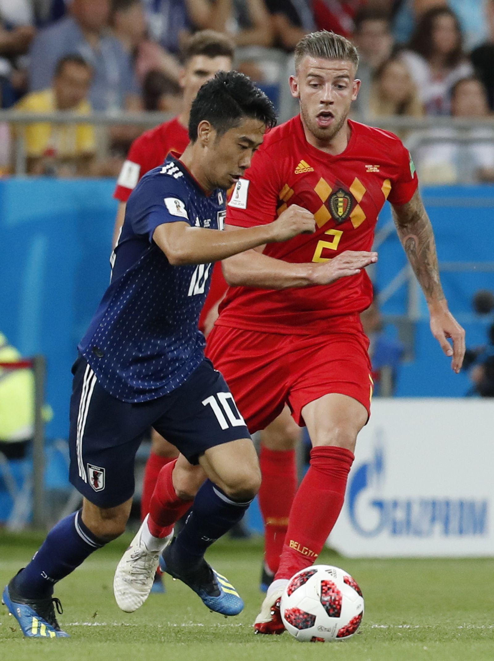 Las imágenes del Bélgica-Japón