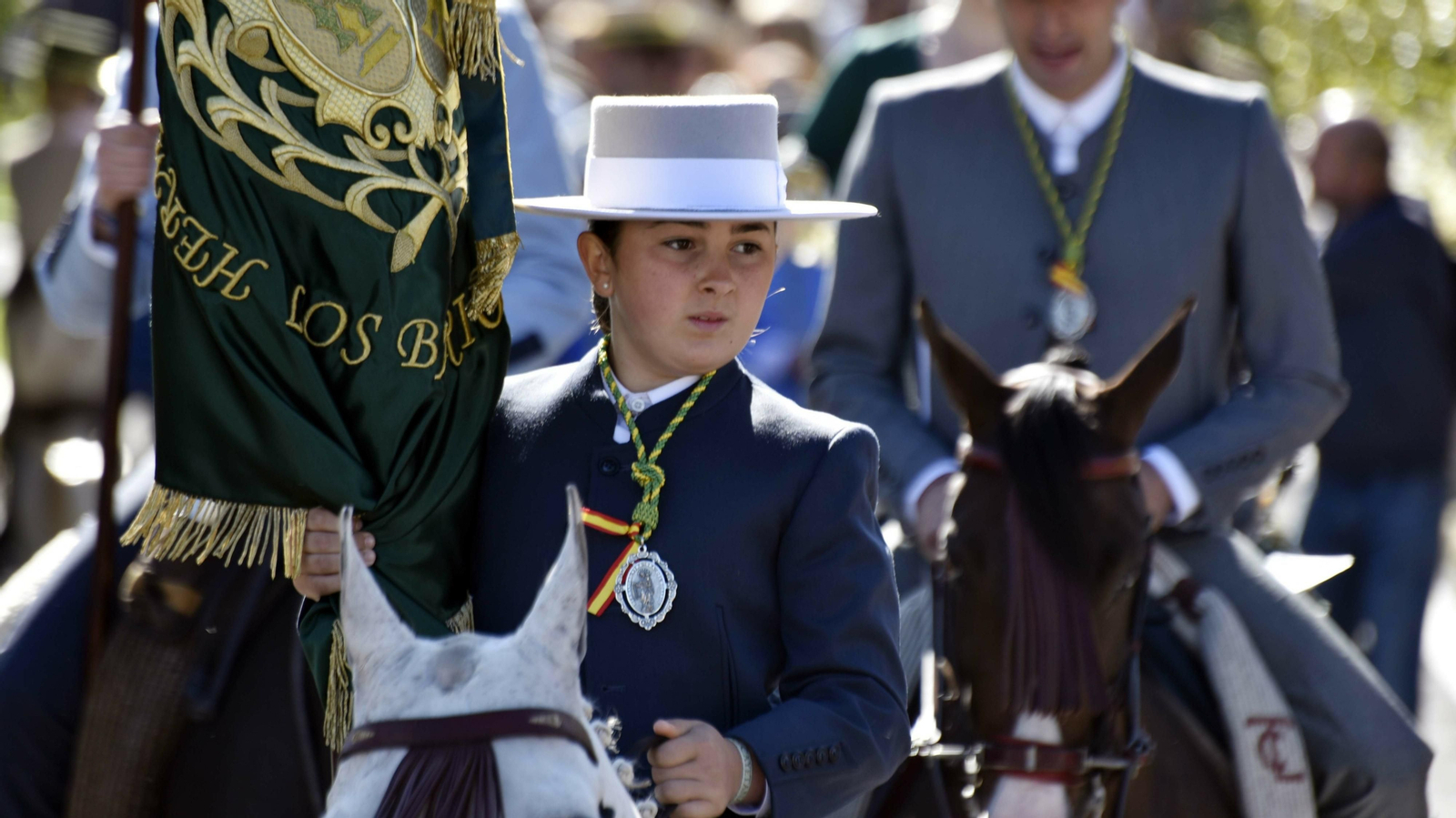Salida de la Romería de Los Barrios en imágenes