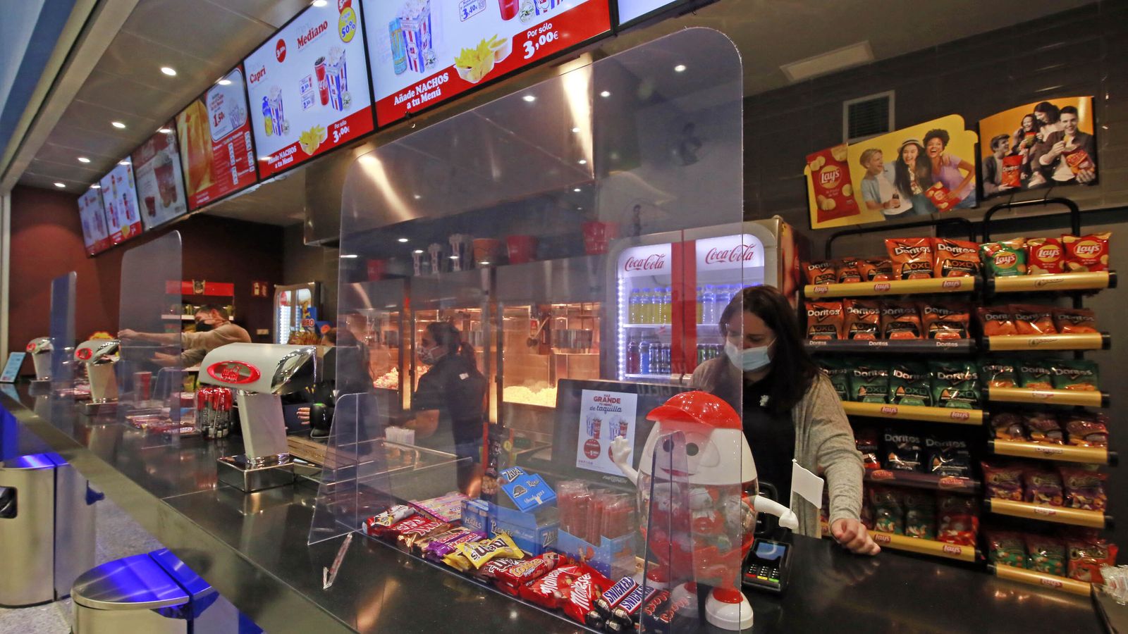 Una tarde con pocos espectadores