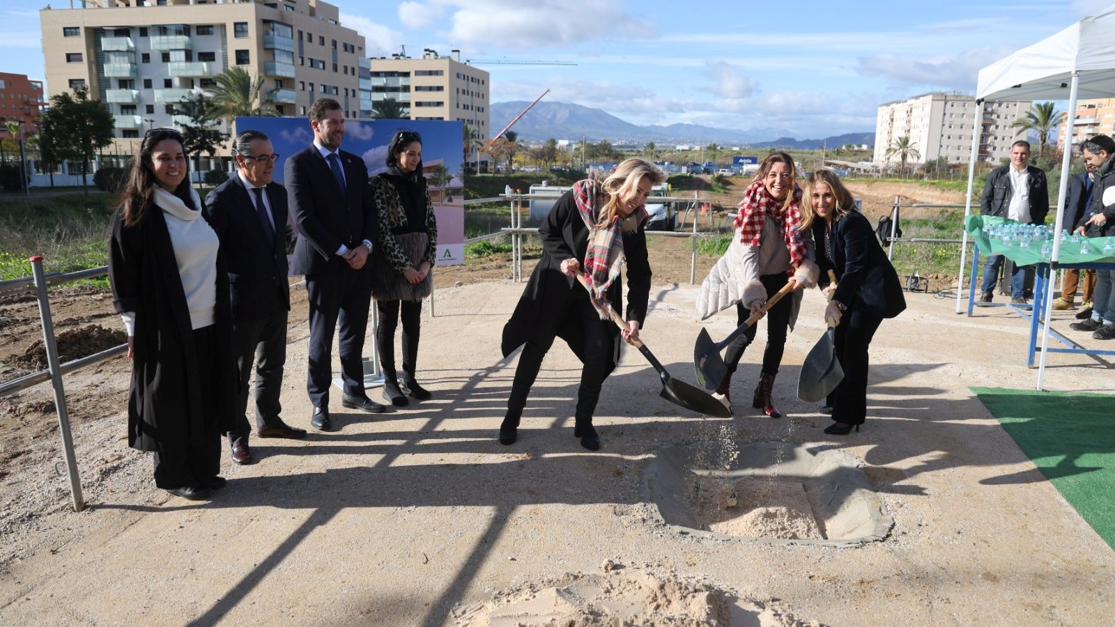 Acto de inicio de obras en el IES Soliva en Teatinos
