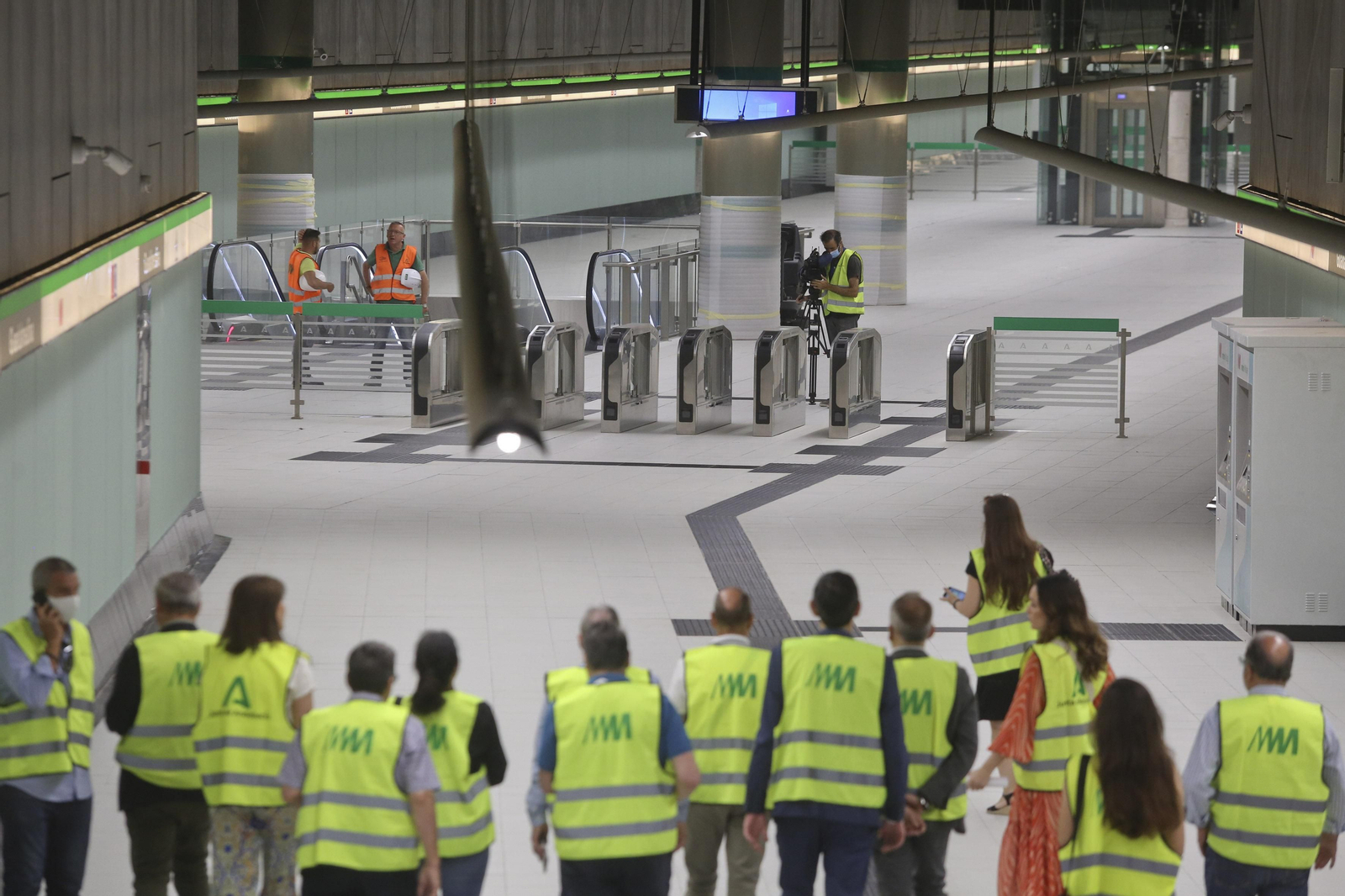 El Metro al Centro de Málaga: fotos de las estaciones Atarazanas y Guadalmedina El Metro al Centro de Málaga: fotos de las estaciones Atarazanas y Guadalmedina